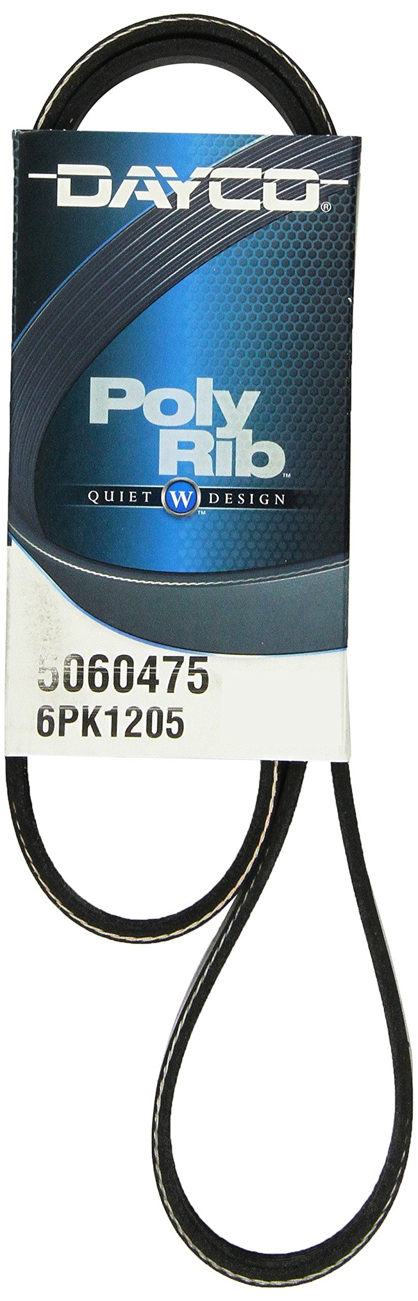 Dayco 5060475 Serpentine Belt , Black
