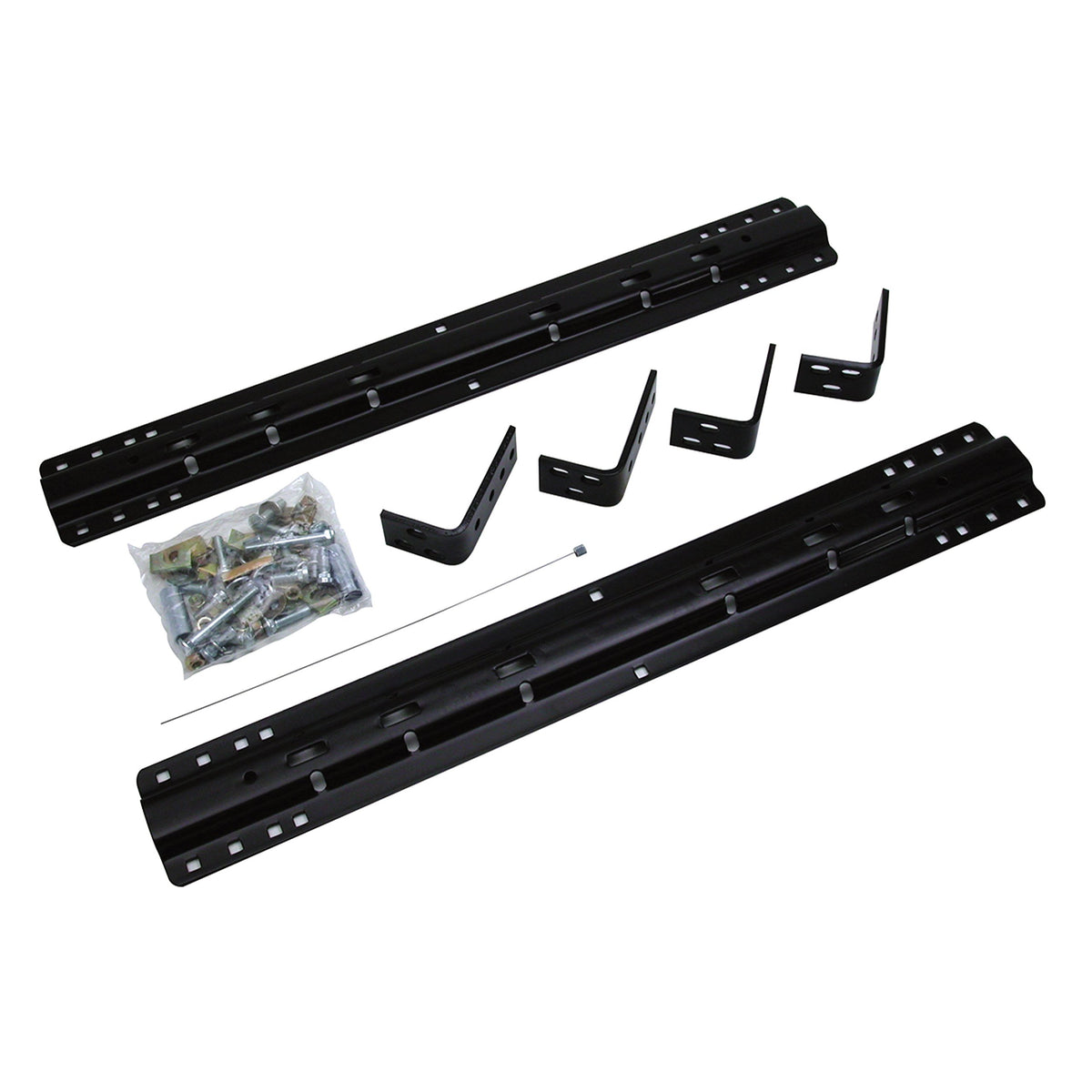 REESE Towpower 30035 Fifth Wheel Trailer Hitch Rail Kit, Mounting System Rail & Bracket Kit for Full-Size Pickup Trucks, Include