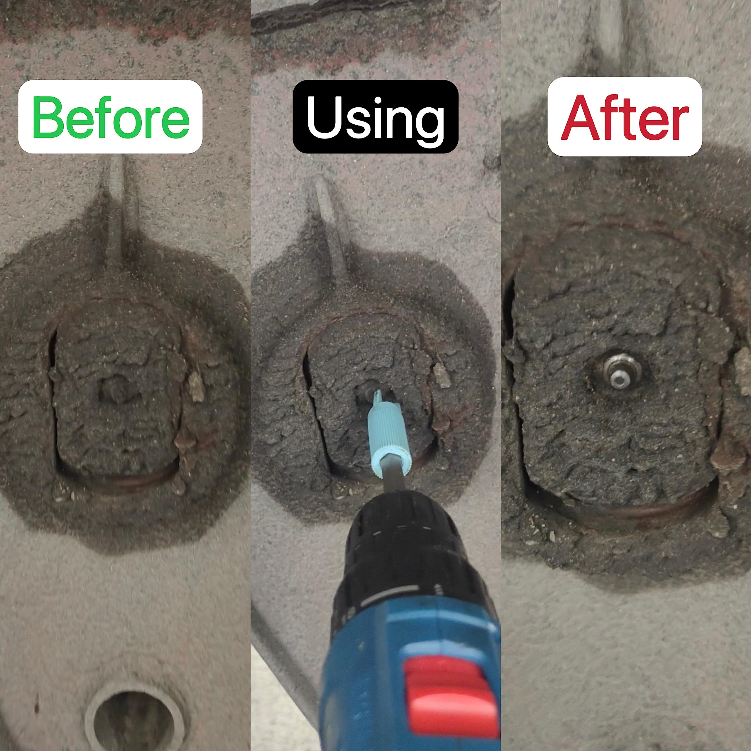 OKYOUK Upgrade Grease Zerk Fittings Cleaner,Grease Fitting Cleaning Tool,New Grease Zerk Assortment Buster