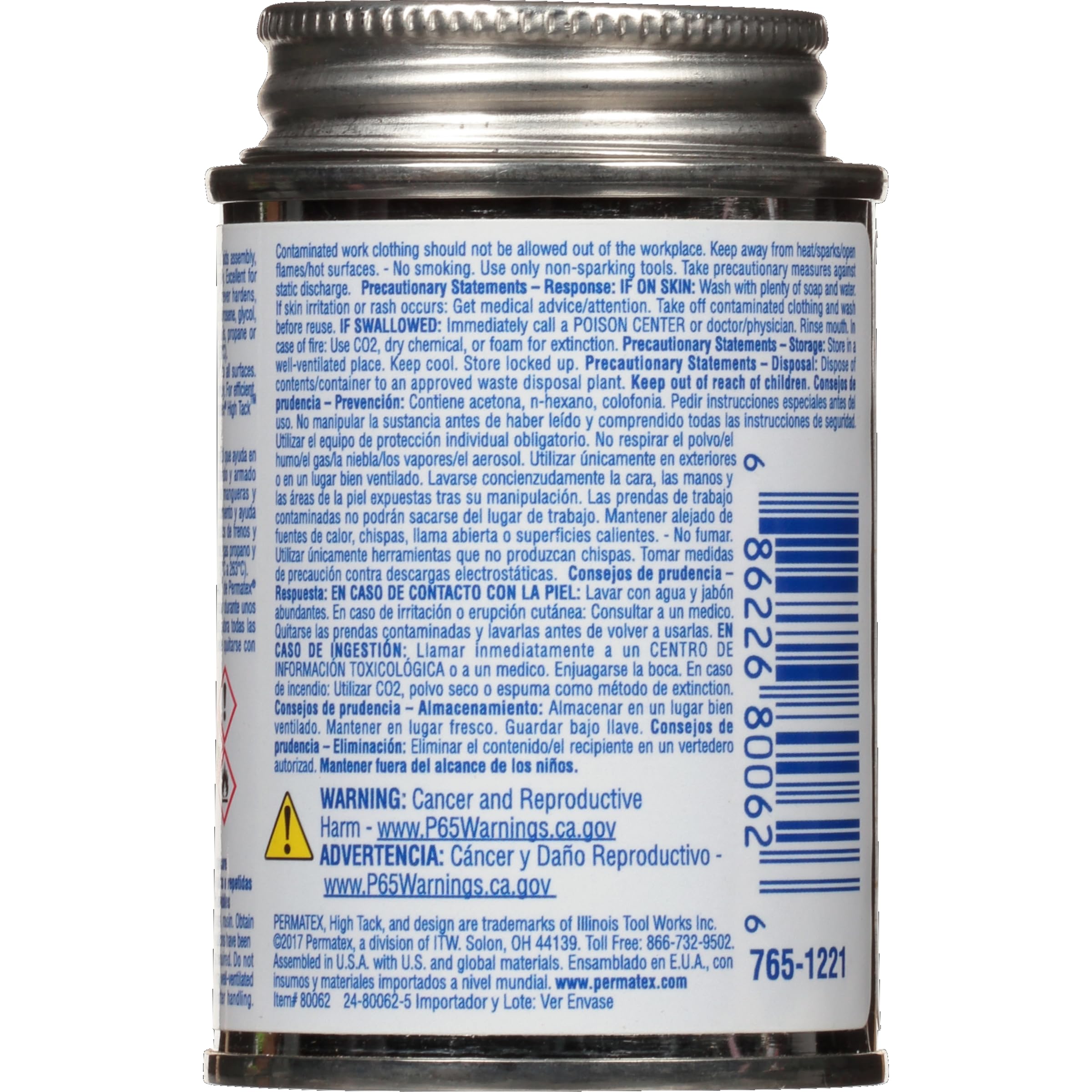 Permatex 80062 High Tack Gasket Sealant, 4 Oz.
