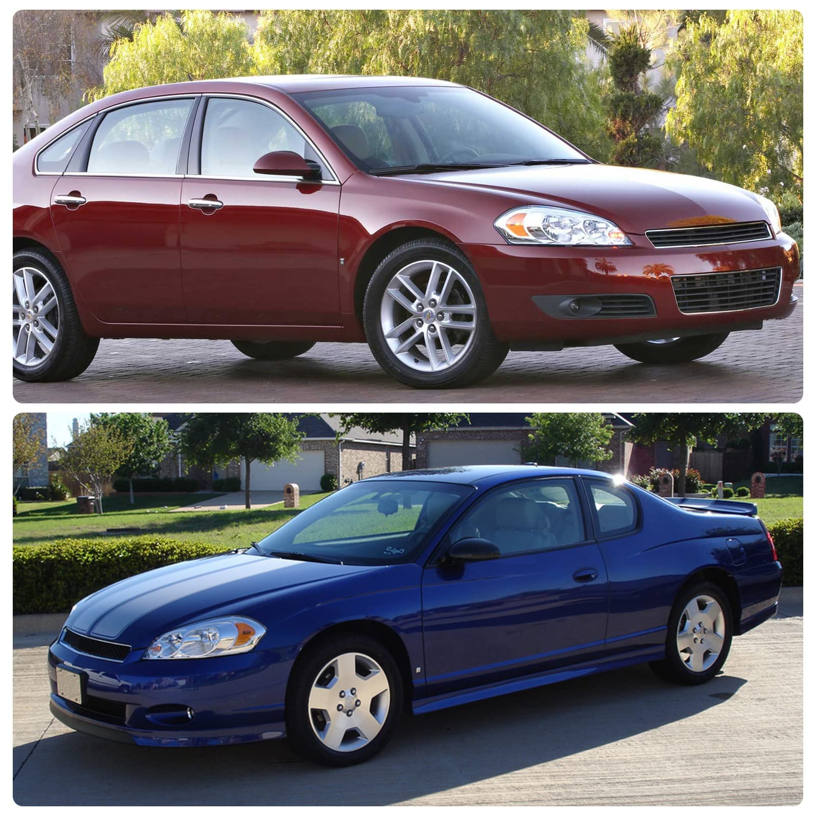 Adcarlights For 2006 2007 2008 2009 2010 2011 2012 2013 Chevy Impala Headlight Assembly Compatible With 14-15 Impala Limited / 0