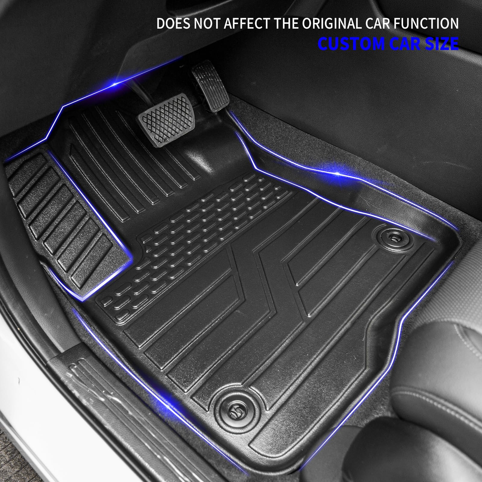 Rongtaod Floor Mats Compatible With 2023 2024 2025 Honda Crv Trunk Liner Cargo Liner Cargo Mat Back Seat Cover Protector Cr-V Ac