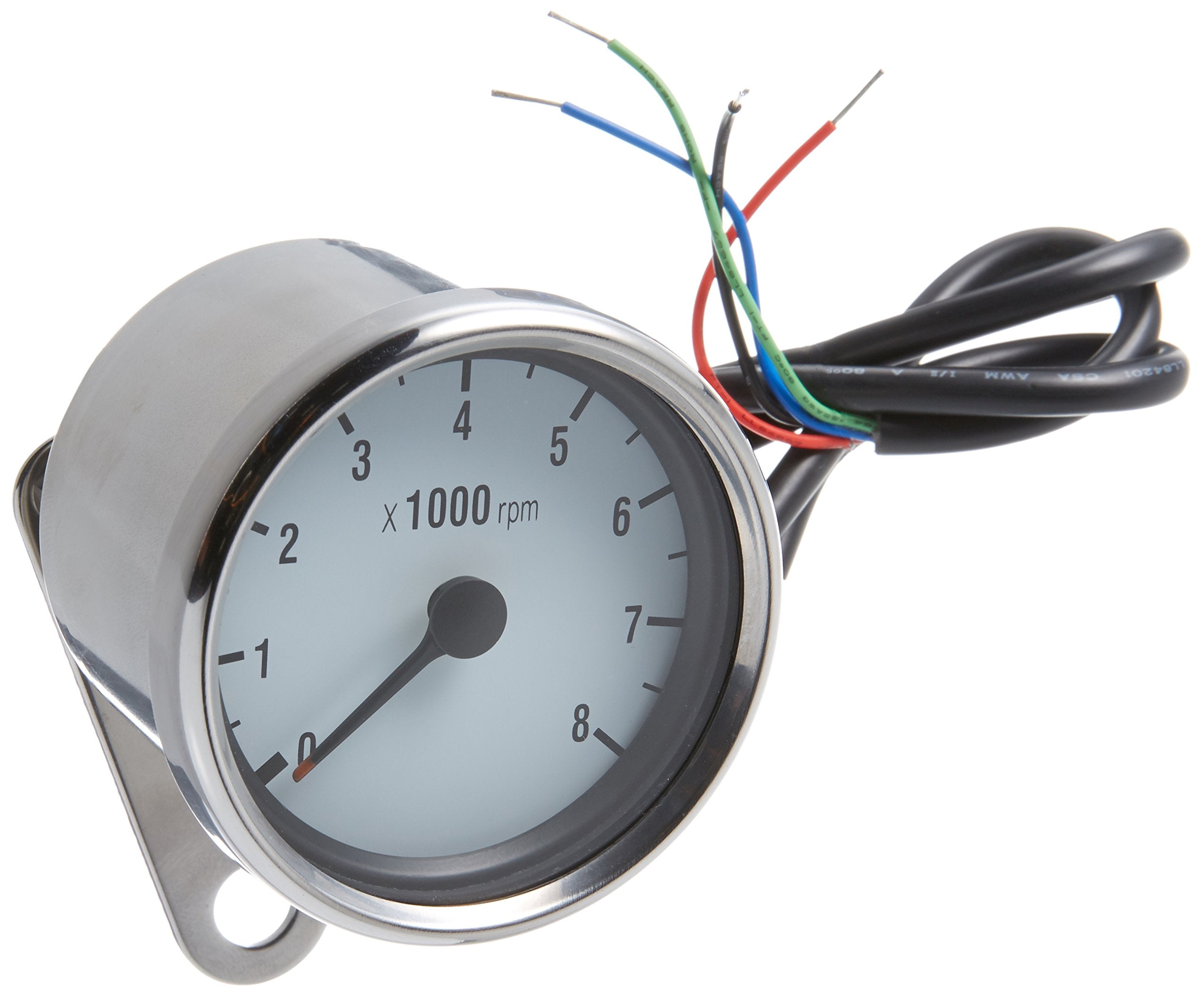 Harddrive 21-6910W White Mini 8000 Rpm Tachometer Face