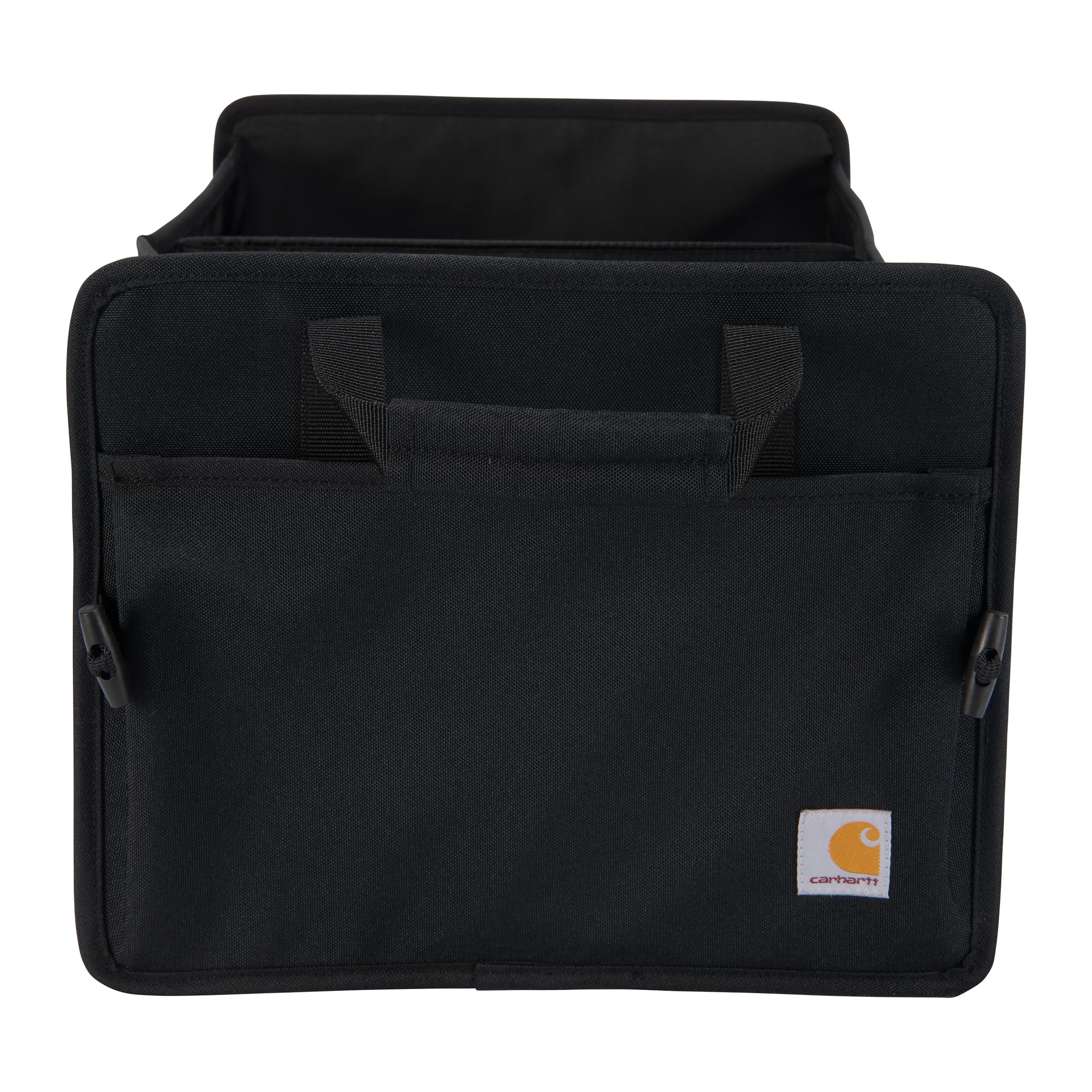 Carhartt Cargo Trunk Organizer - Portable Accessory Storage for Cars, SUVs, and Trucks, Black, One Size, 600 Denier Polyester