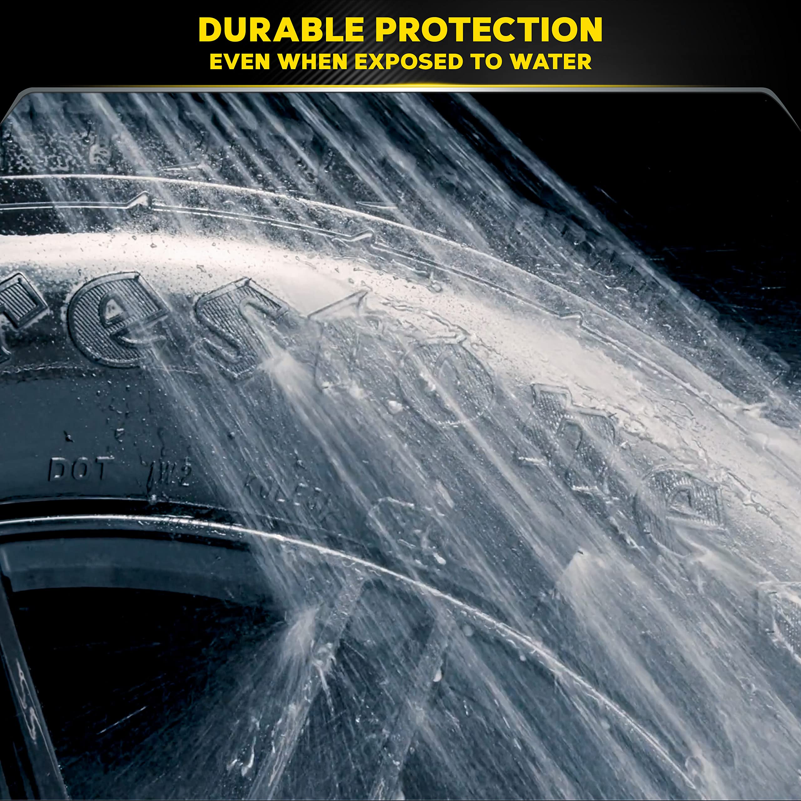 Meguiar'S Hybrid Ceramic Tire Shine - Long-Lasting Shine That'S Durable & Water-Resistant Hybrid Ceramic Technology - 16 Oz Spray
