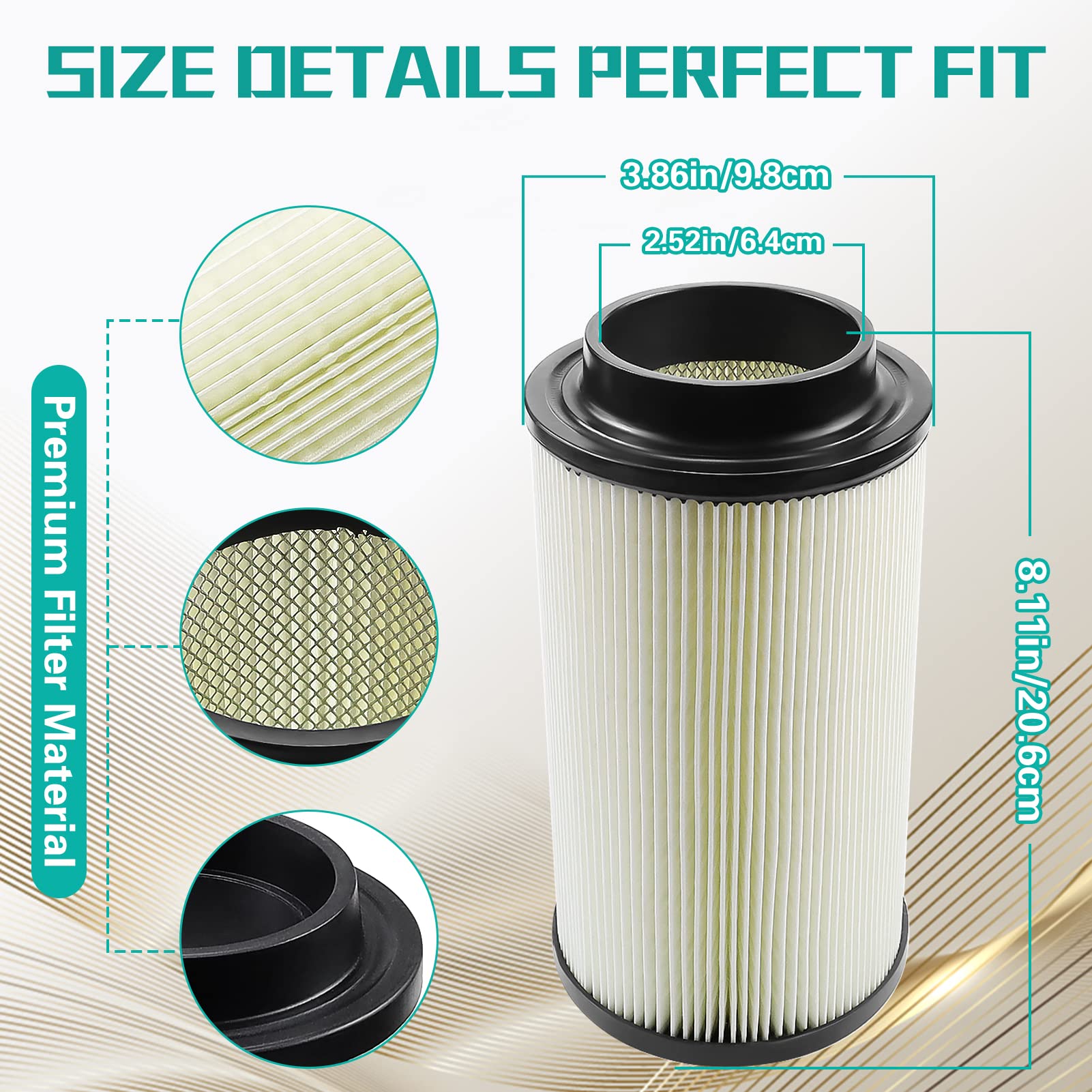 7080595 Air Filter For Polaris Sportsman 450 500 570 850 335 400 550 600 700 800 Scrambler Magnum Worker Xpedition Atv Parts