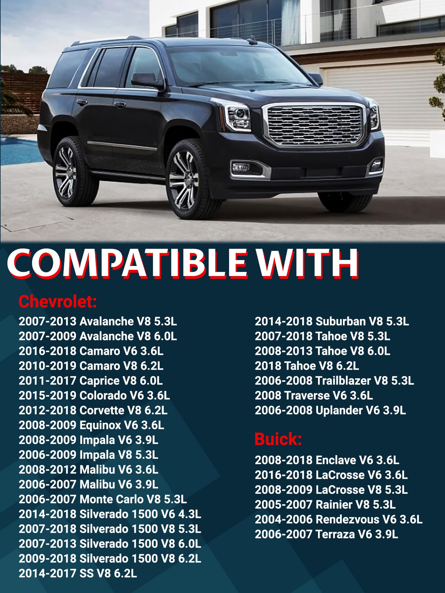 AFM Disabler, AFM DFM Disabler, Active Fuel Management Disabler RA003 Compatible with Silverado Tahoe Avalanche Sierra Yukon Cad