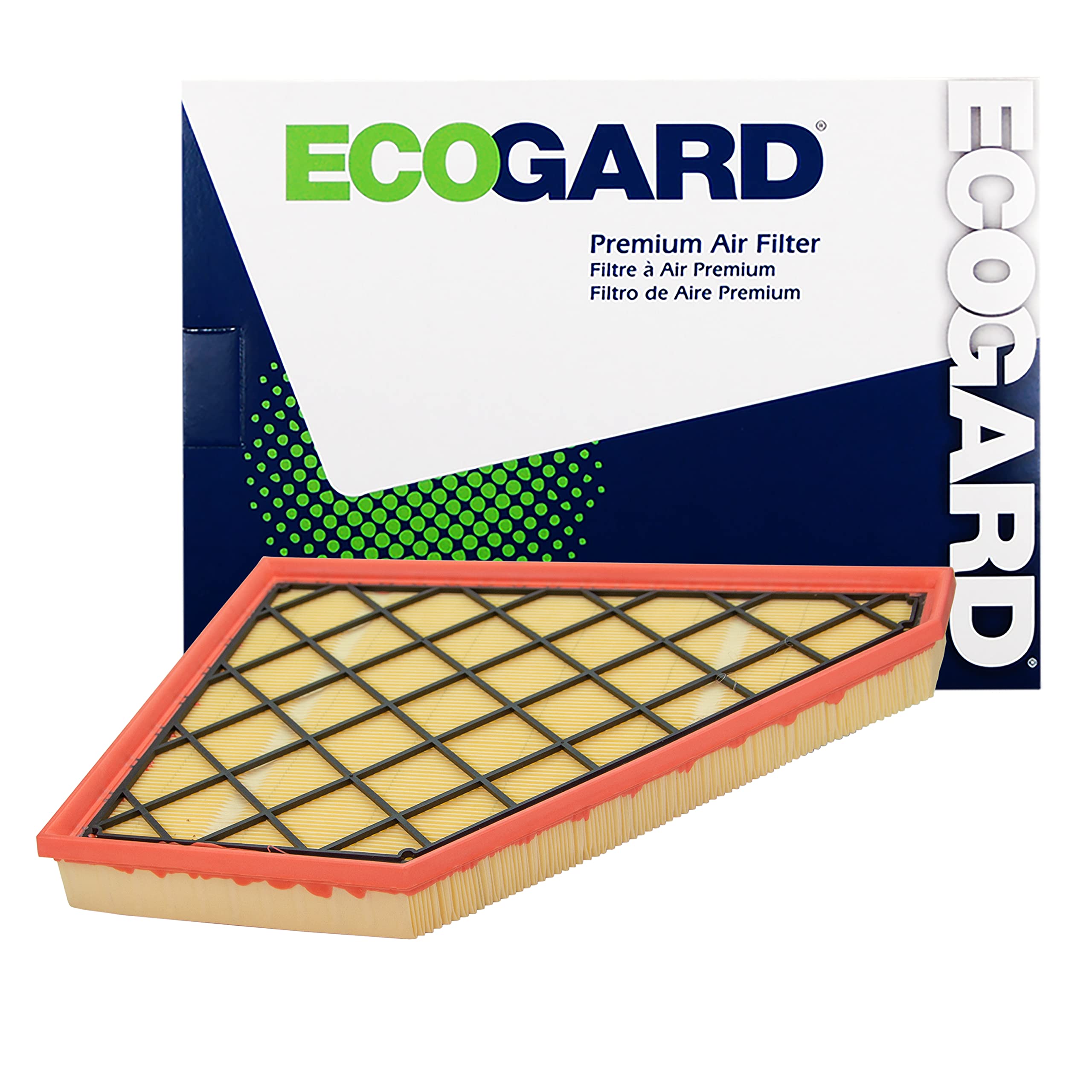 Ecogard Xa10651 Premium Engine Air Filter Fits Chevrolet Traverse 3.6L 2018-2022, Blazer 3.6L 2019-2022, Blazer 2.5L 2019-2022, Traverse 2.0L 2018-2019