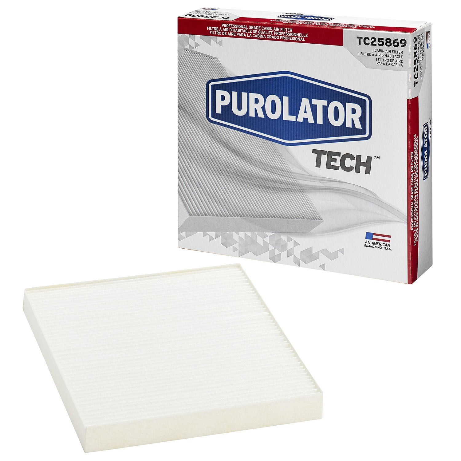Purolator TC25869 PurolatorTECH Cabin Air Filter Compatible With 2011-2019 Ram 1500, 2009-2020 Dodge Journey, 2008-2014 Avenger,