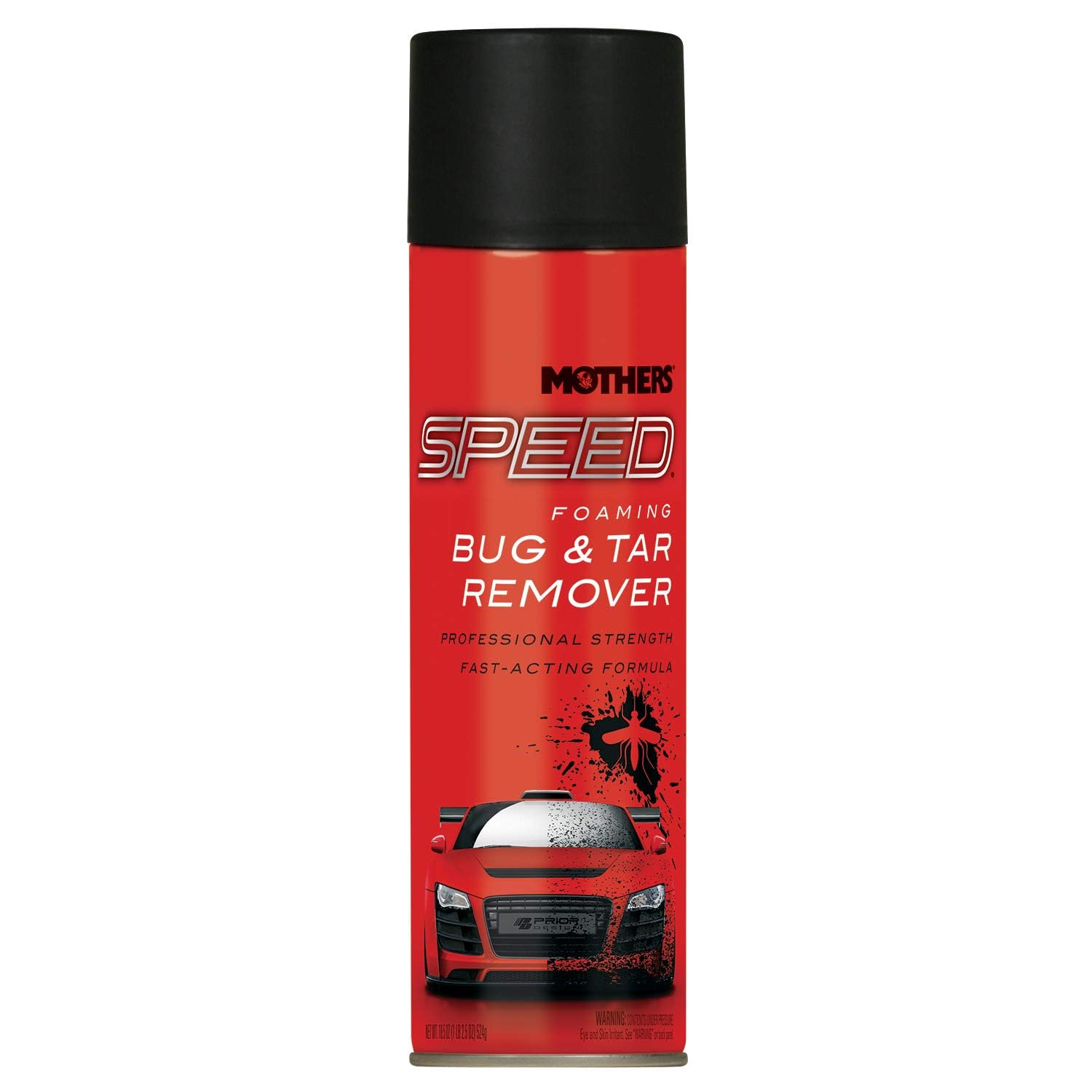 Mothers 16719 Speed Foaming Bug & Tar Remover Aerosol, 18.5 Oz.