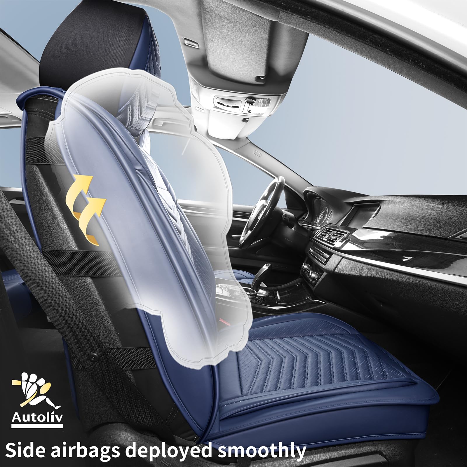 Hchengkikz Seat Covers,Breathable Car Seat Covers Front Seats,Waterproof Car Seat Covers,Universal Anti-Slip Car Seat Protector