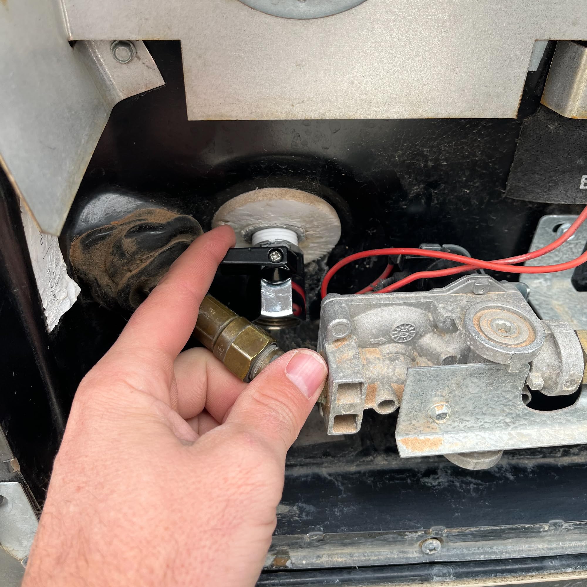 Halotronics 1/2' Rv Hot Water Drain Valve - Wide Mouth, Easy Access Replacement Drain Plug