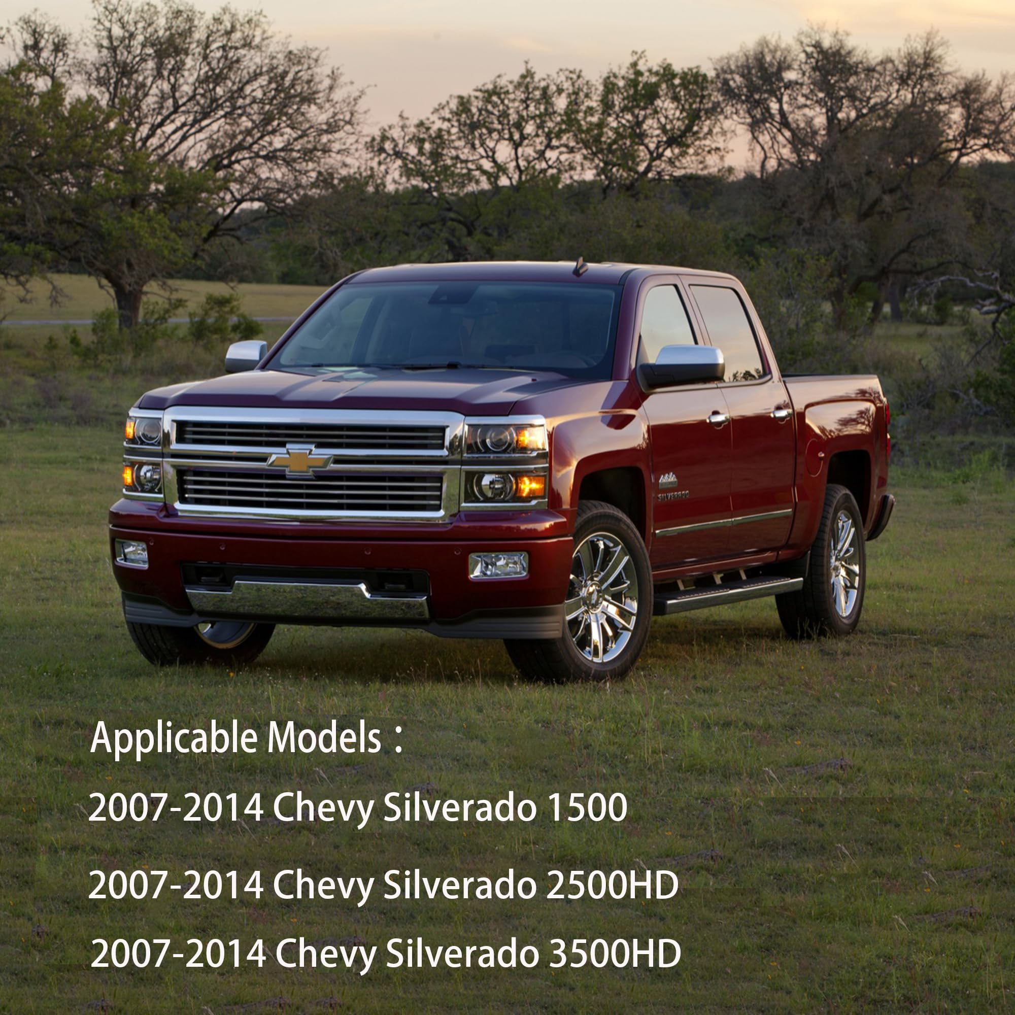 Headlight Wiring Harness Headlight Wire Harness Assembly Compatible With Chevy Silverado 2008-2014 Replace 645-745 15841609 2596