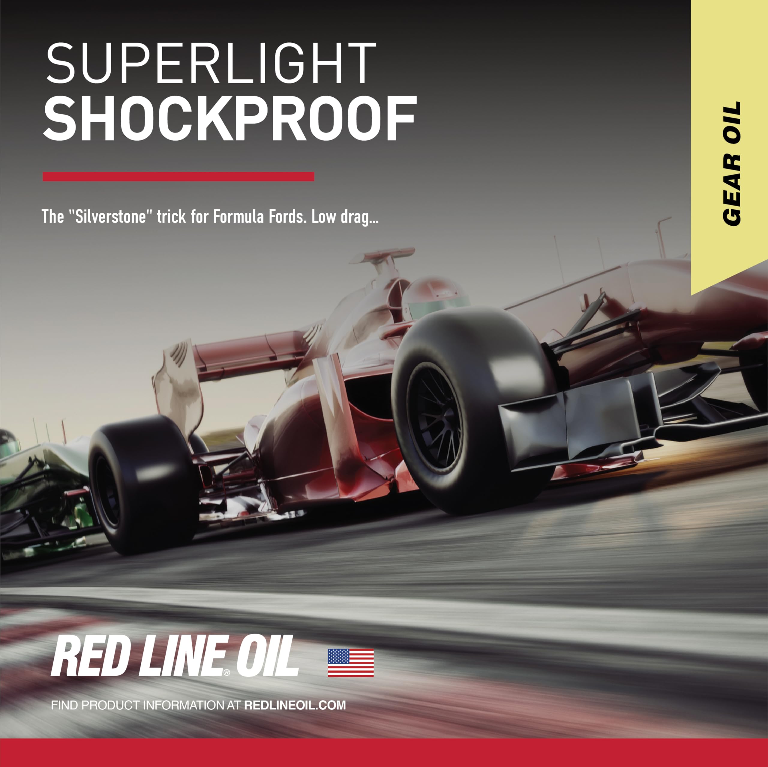 Red Line 58504 75W90 Full Synthetic Superlight Shockproof Gear Oil - 1 Quart