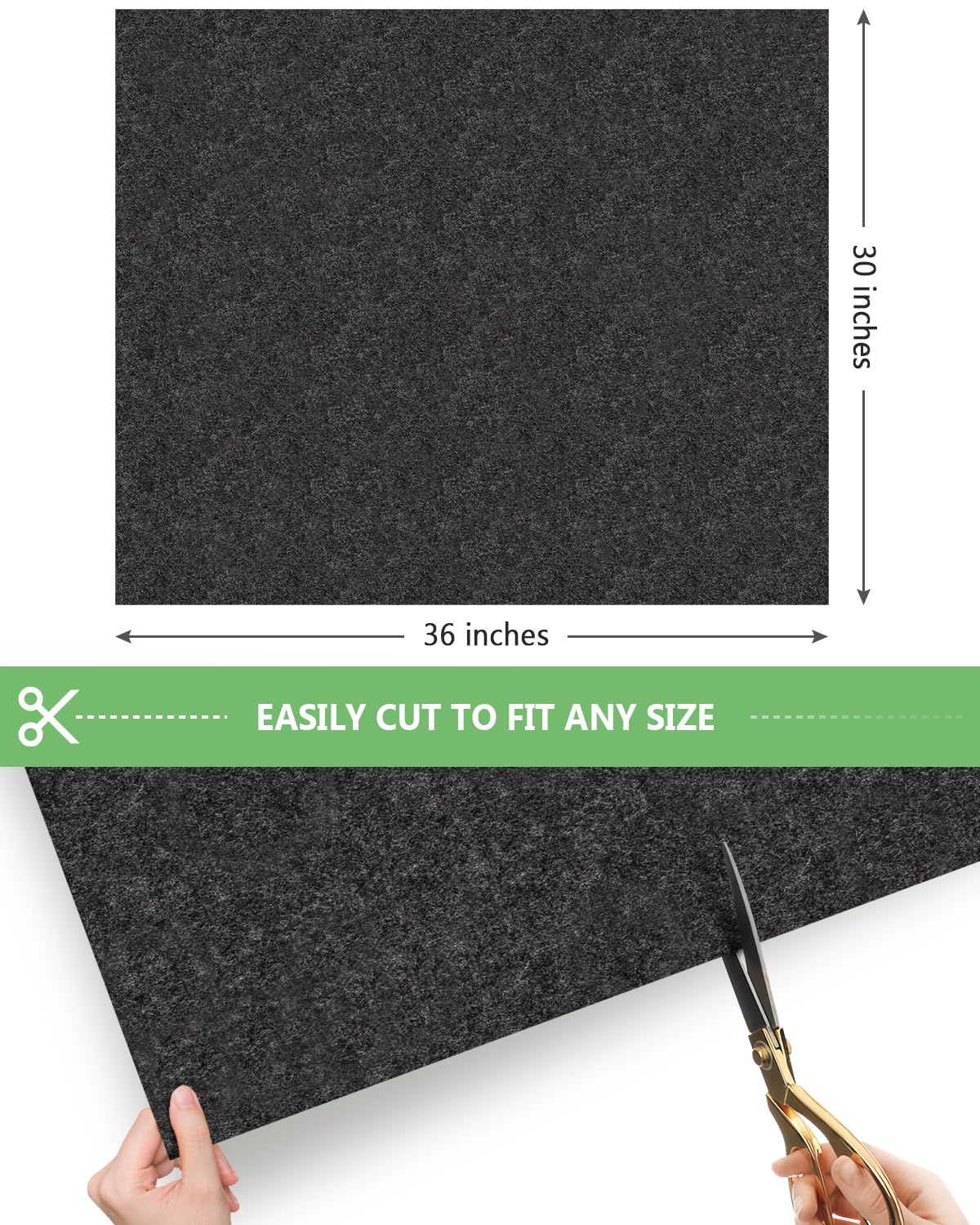 Oil Spill Mat For Garage Floor Under Car - 30X36 Inches Oil Splash Pad, Garage Driveway Oil Drip Mat, Oil Absorbent Mechanic Flo