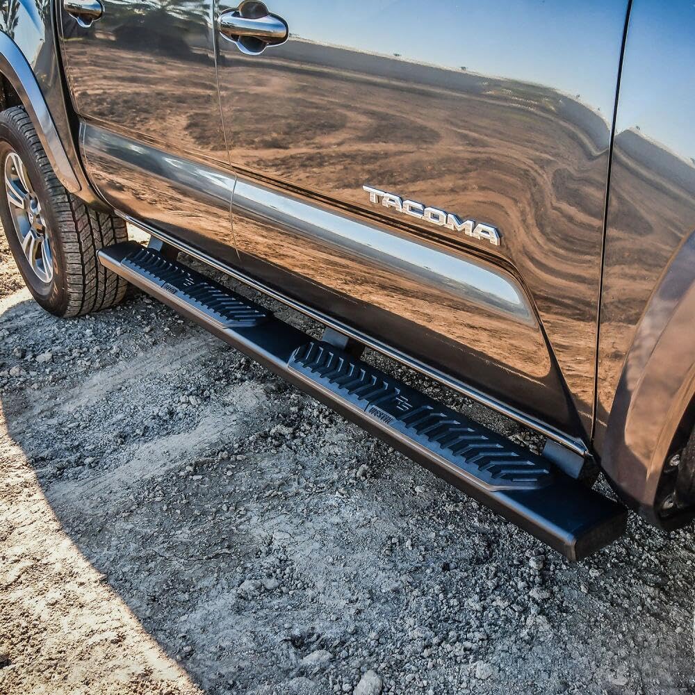 Westin 28-51135 R5 Nerf Bars Fits 2005-2023 Tacoma Double Cab Black Pair