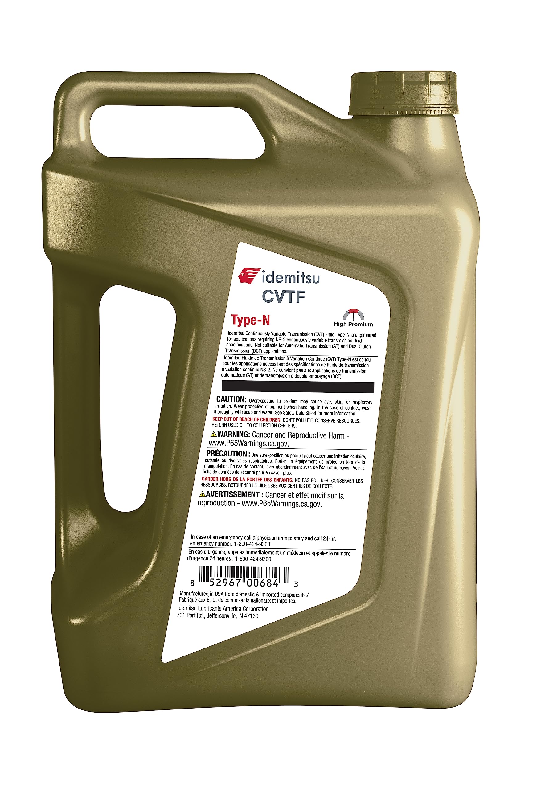 Idemitsu Cvt Type N (Ns-2) Transmission Fluid For Nissan - 5Qt