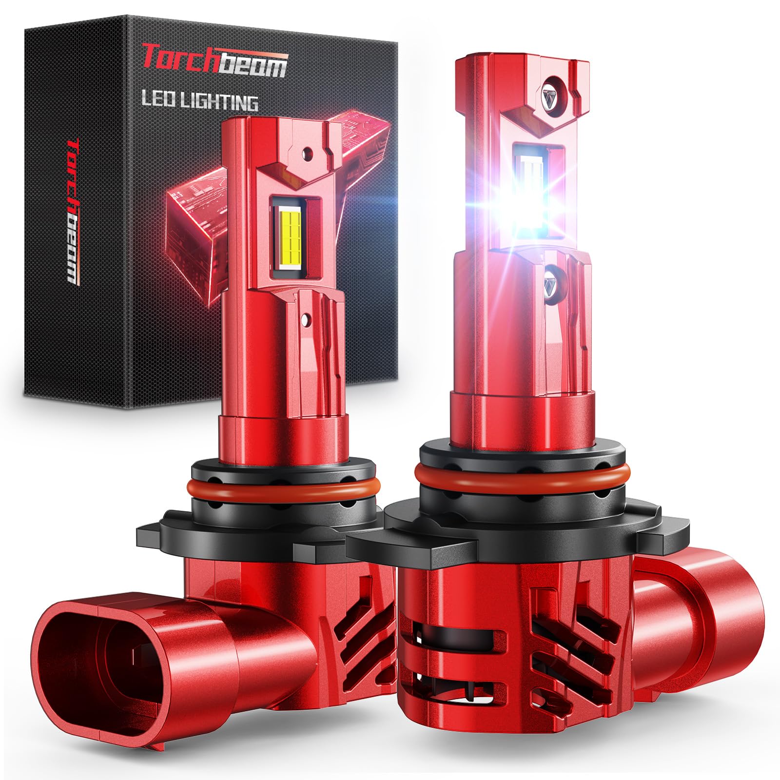 Torchbeam 9012 Fog Bulbs Cambo 32000Lm Brightness With Extra Wide View, Canbus Ready 6500K 9012 Fog Lamps 50000+ Hours Wireless,