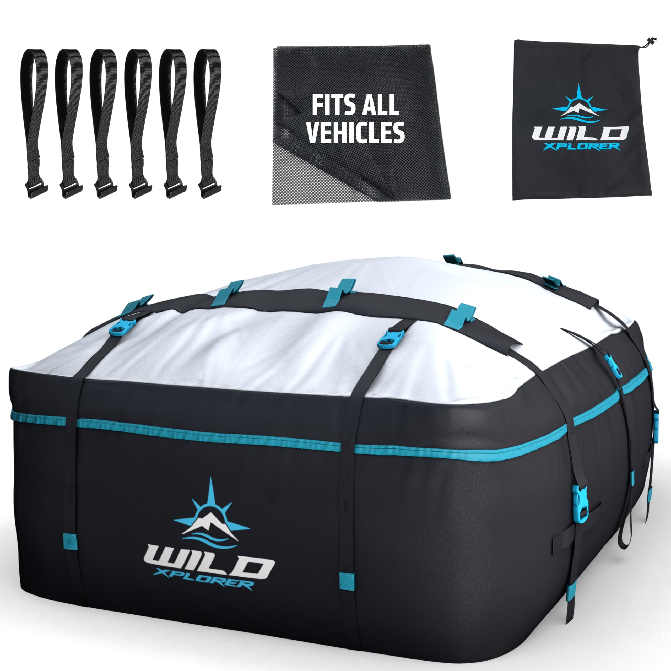 Rooftop Cargo Carrier - Waterproof Soft Shell Car Roof Cargo Carrier, Heavy Duty Car Top Luggage Cargo Bag With Patented Door Ho