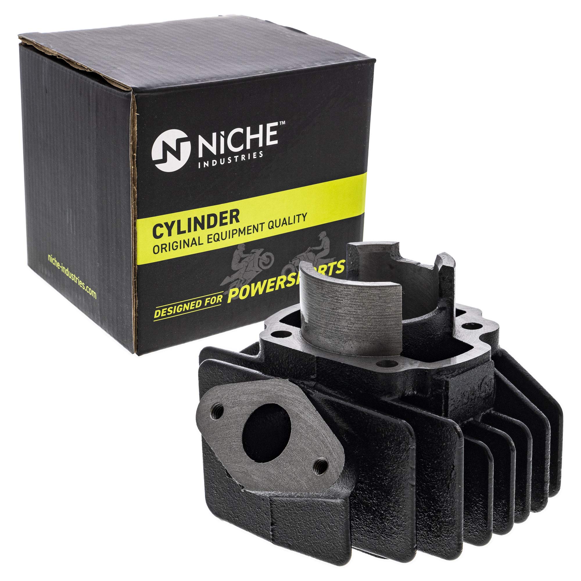 Niche 50Cc Engine Piston Cylinder Head Gasket Top End Kit For Yamaha Pw50 Qt50 Towny 3L5-11311-01-00 95380-06600-00