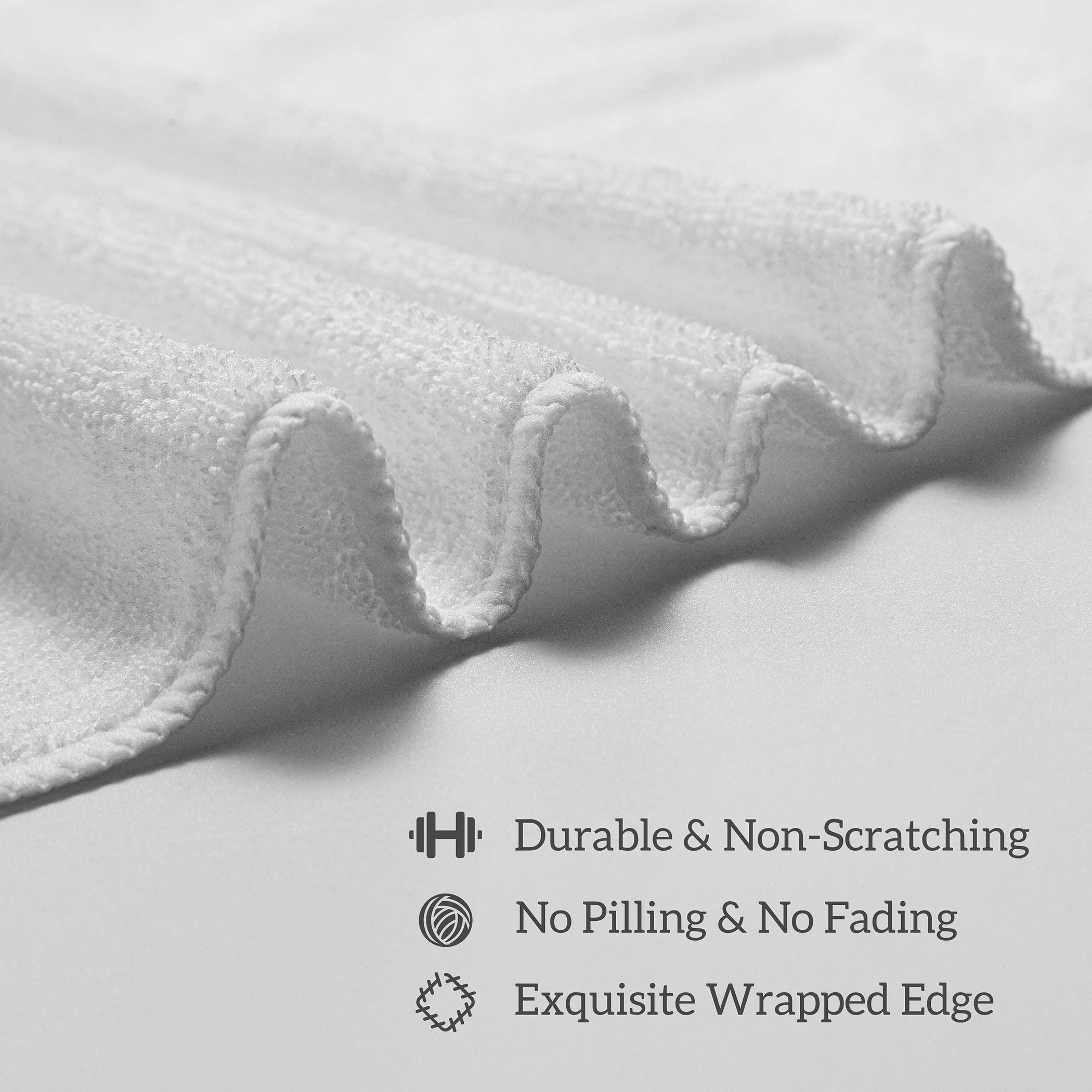 Cartman 14 X 14 Inch, 90 Pack, 280Gsm Microfiber Cleaning Cloths, Non-Abrasive, Reusable And Washable, All Purpose Cleaning Towe