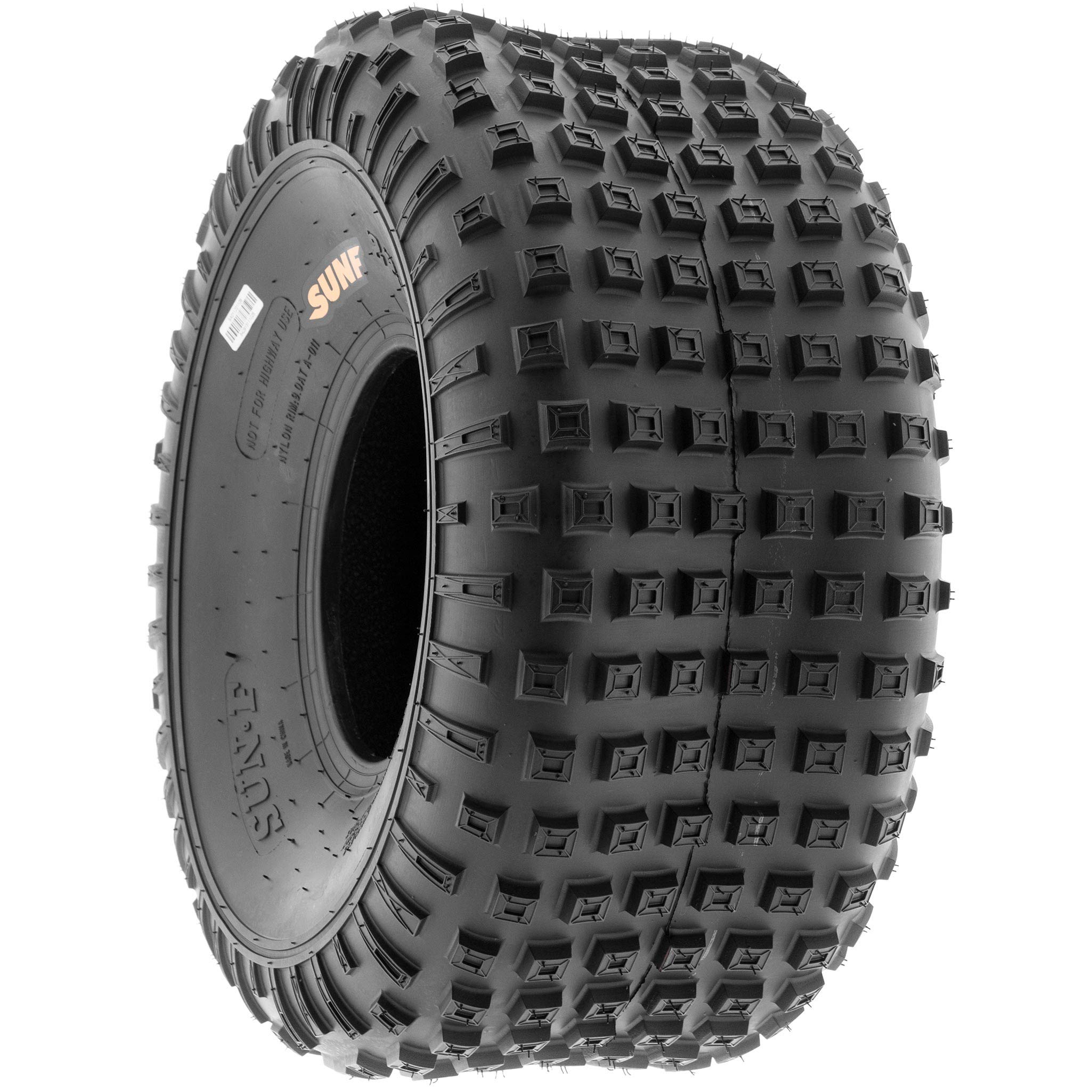 SunF 25x12-9 ATV UTV Tire 25x12x9 Loose Terrain Hardpack 6 PR A011 - PAIR of 2