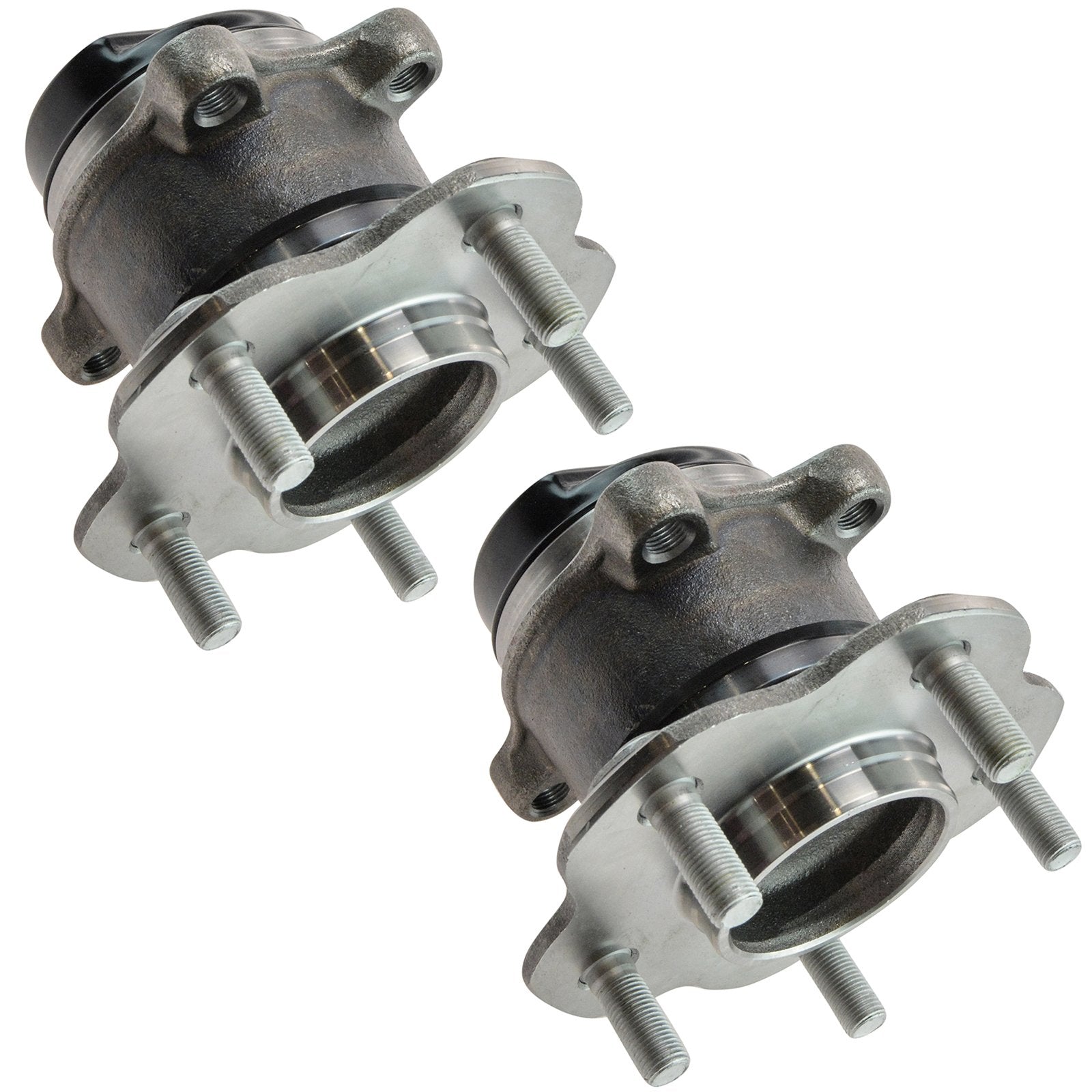 Trq Rear Wheel Hub Bearings Assembly Set Compatible With 2011-2017 Nissan Juke 2011-2012 Leaf 2008-2013 Rogue 2014-2015 Rogue Se