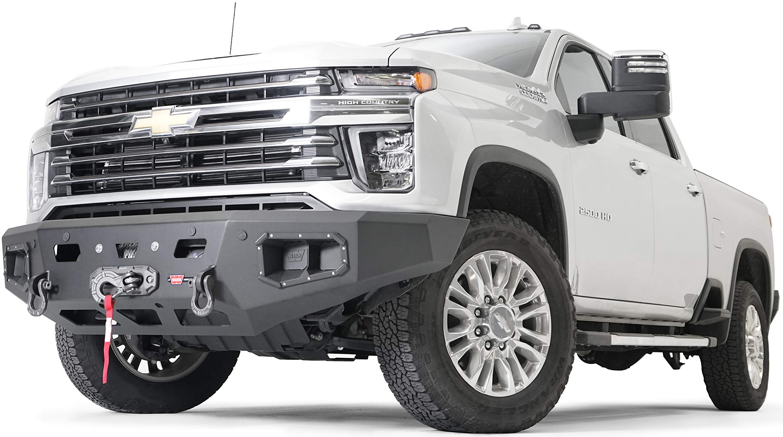 Warn 107004 Ascent Front Bumper Without Grille Guard Tube, Fits: Chevrolet Silverado Hd 2500/3500 (2020-Current)