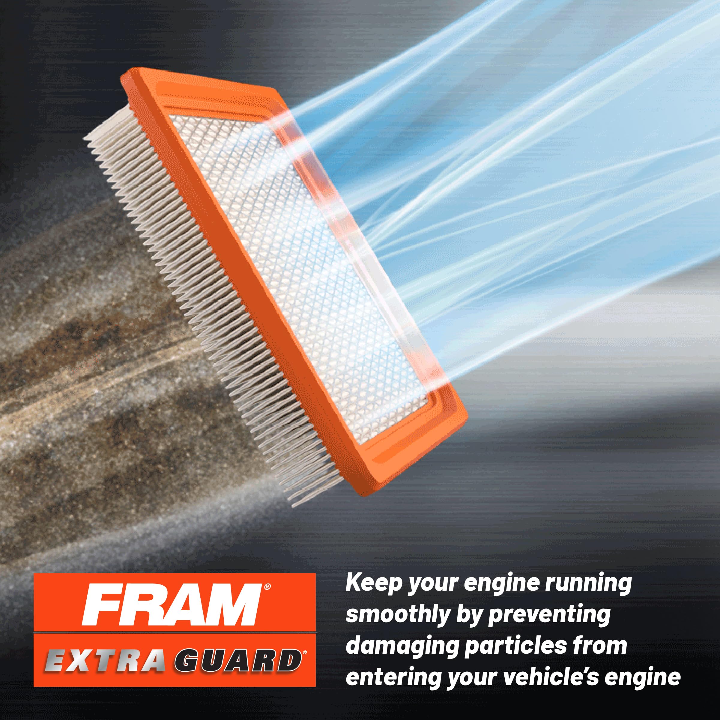 Fram Extra Guard Ca10755 Replacement Engine Air Filter For Select Lexus, Toyota, Jeep And Dodge Models, Provides Up To 12 Months
