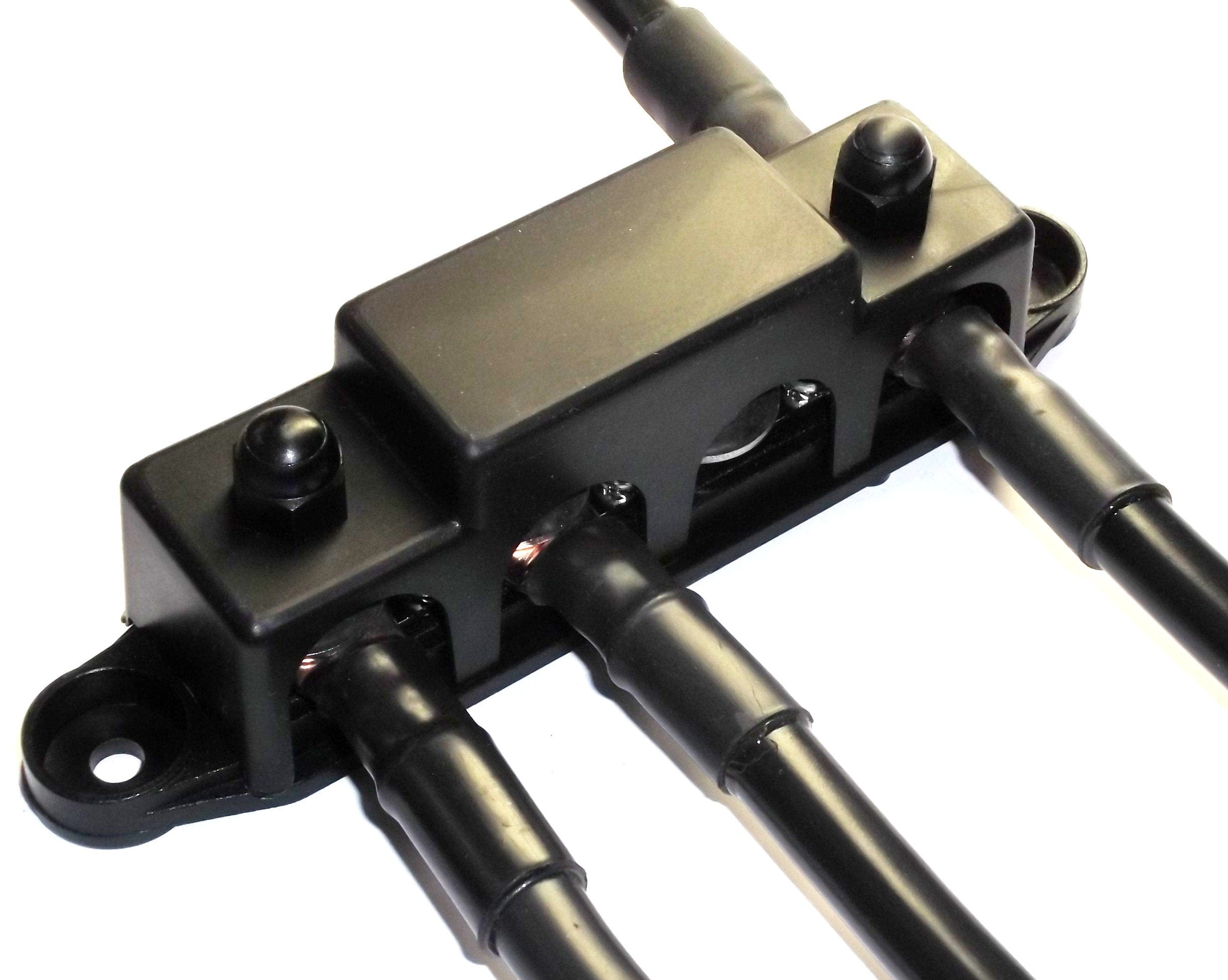 Fastronix 5/16'' 4 Stud Stainless Steel Ground Distribution Block With Cover