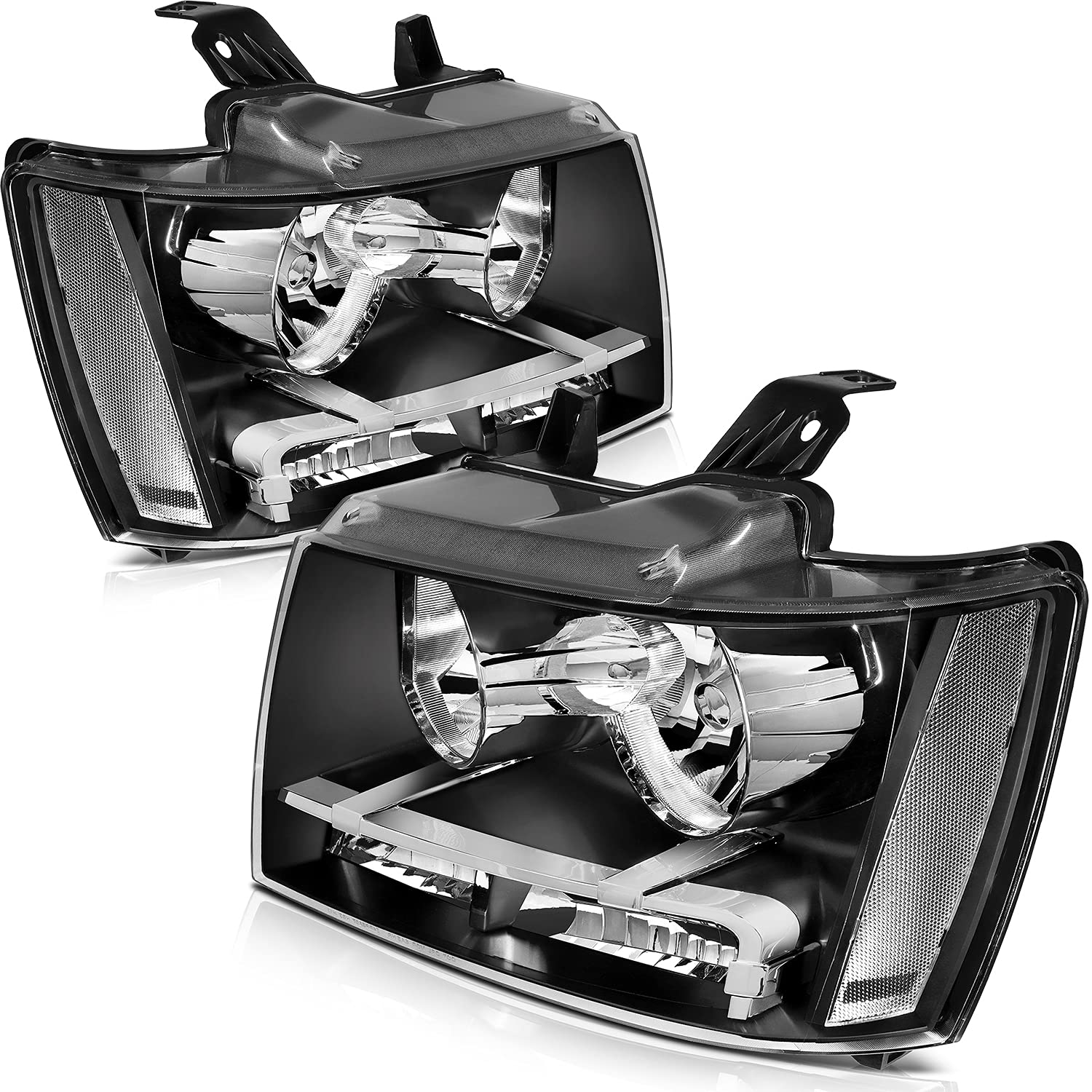 LBRST Headlight Assembly Fit 2007-2013 for Avalanche, 2007-2014 for Suburban 1500, 2007-2013 for Suburban 2500, 2007-2014 for Ta