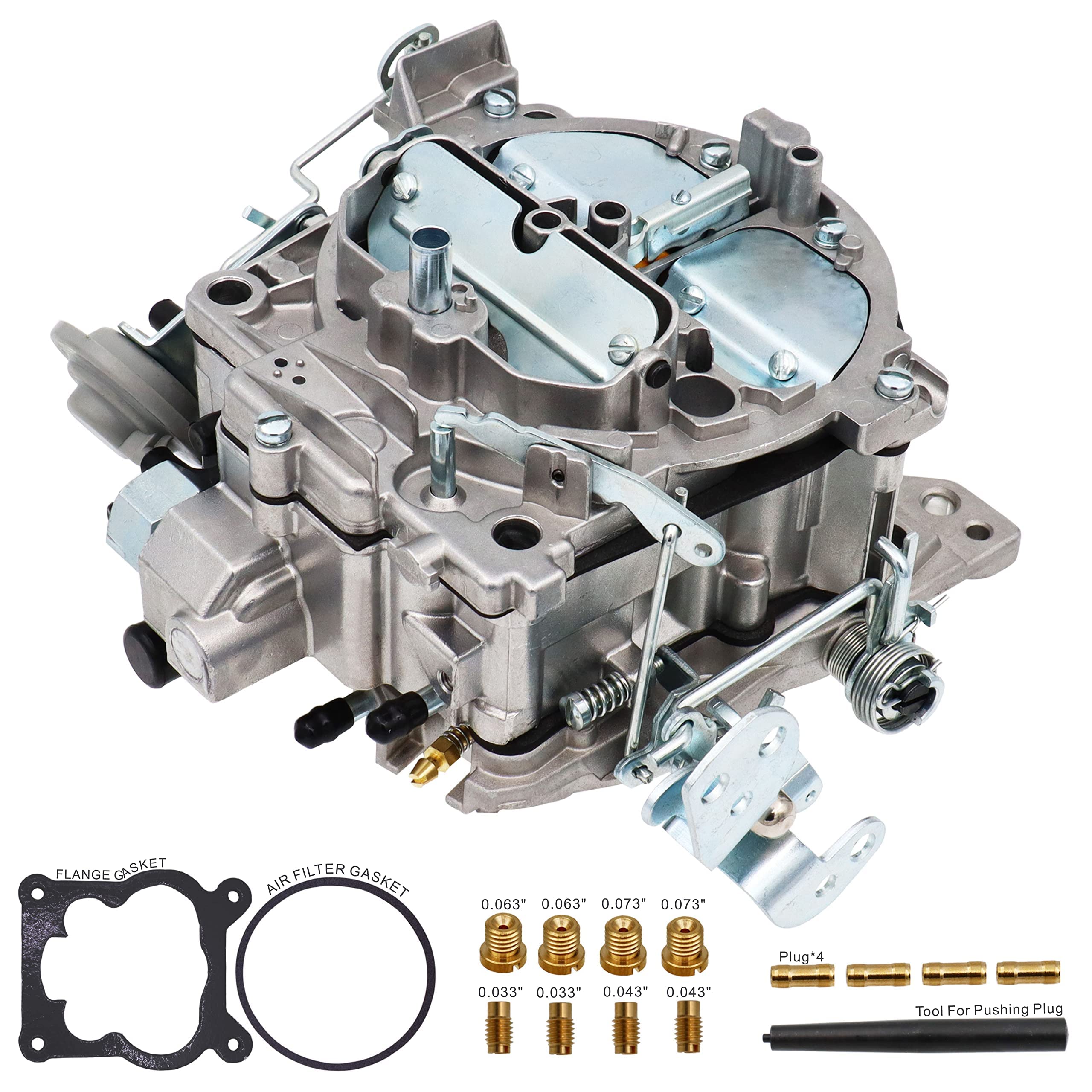 Rochester Quadrajet New Carburetor 4 Barrel for 1901R 4MV Chevy 1966-1973 big small block GMC Corvettes 1975-1979 Manual Divorce