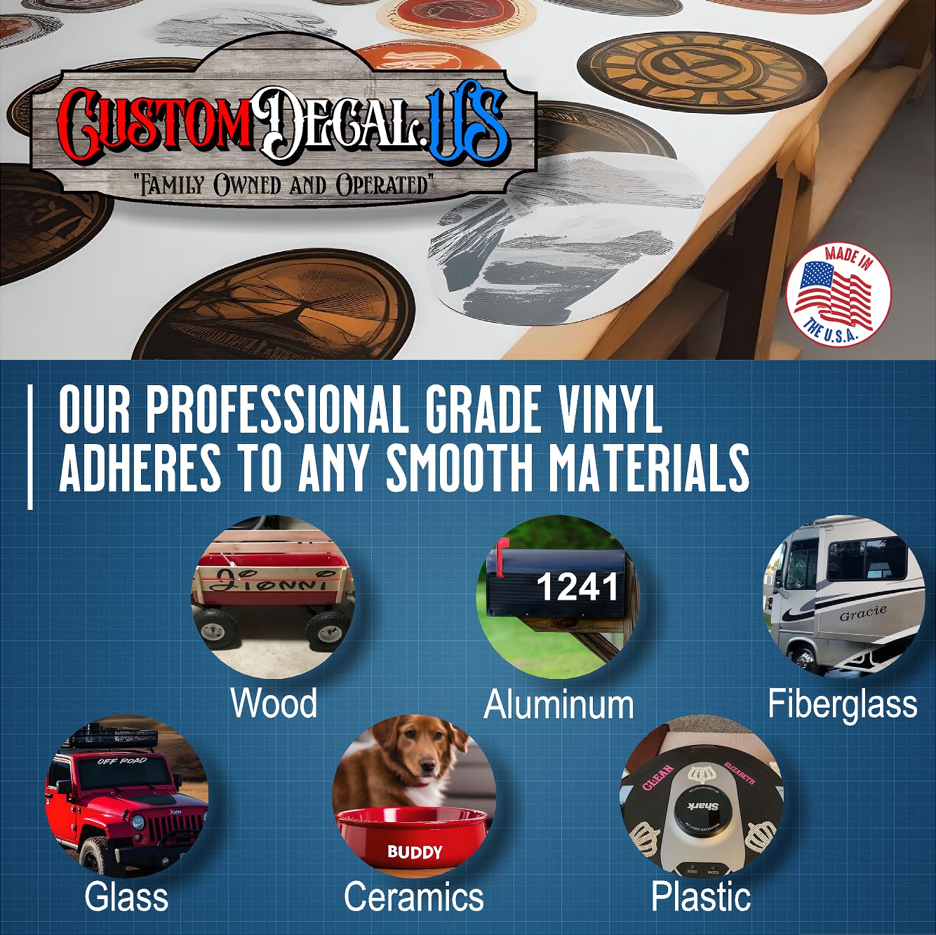 Customdecals Us Premium Rc Plane Stickers Set Of 2 (Rc14) - Pin Up Girl Rc Airplane Sticker Decal - Waterproof, Fade-Resistant,