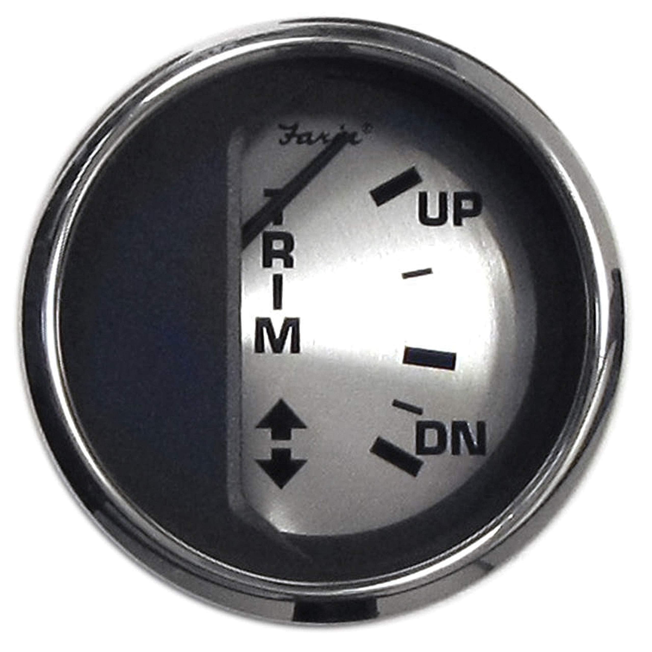Faria Beede Instruments 16016 Spun Silver Trim Gauge (Mercury/Mariner/Mercruiser/Volvo Dp/Yamaha 2001 And Newer) - 2''