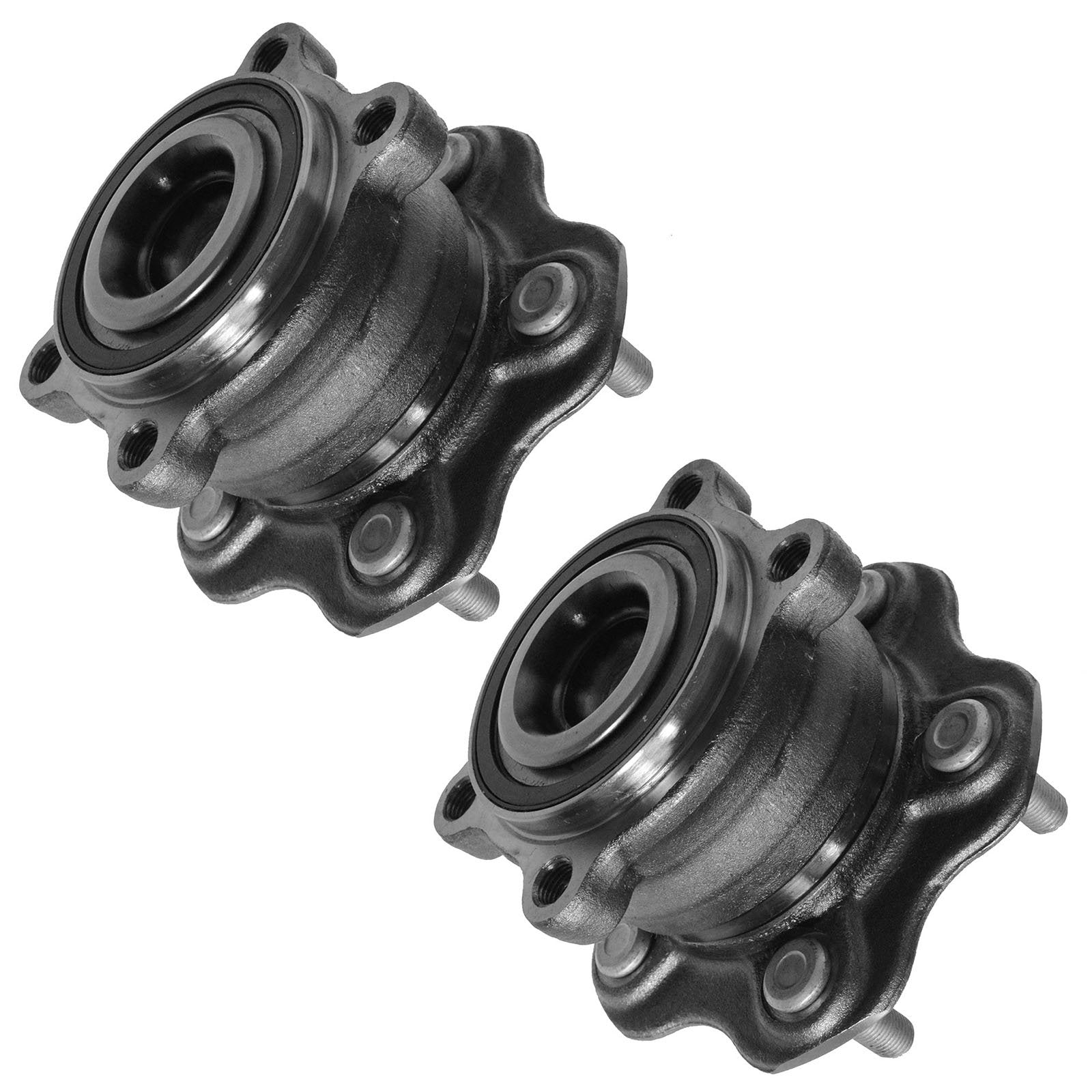 Trq Rear Wheel Hub Bearings Assembly Set Compatible With 2013 Infiniti Jx35 2014-2020 Qx60 2007-2018 Nissan Altima 2009-2022 Max