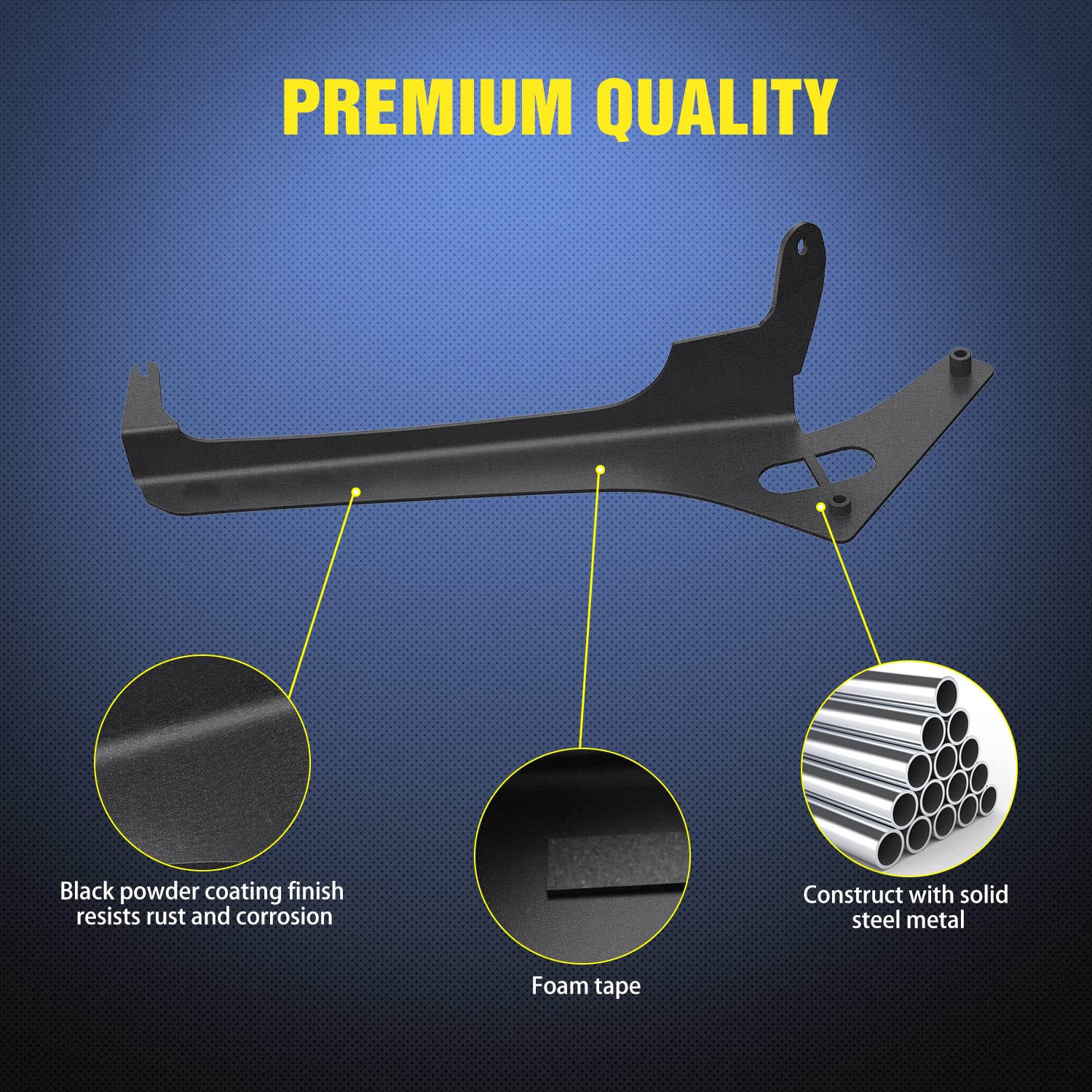 Nilight Windshield Frame Mounting Bracket For 52Inch Led Light Bar For 2018 2019 2020 2021 2022 2023 Wrangler Jl/Jlu Unlimited,