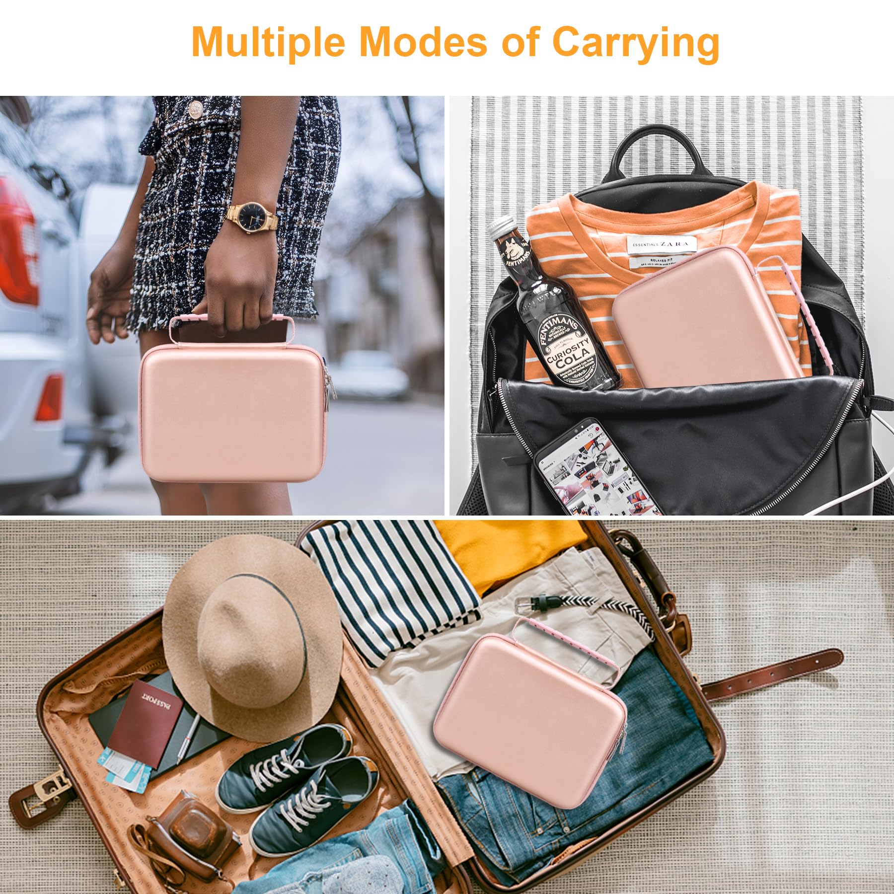 Canboc Carrying Case for Halo Bolt 58830/57720/44400/ACDC Max 55500 mWh Portable Car Jump Starter, Phone Laptop Charger Power Ba