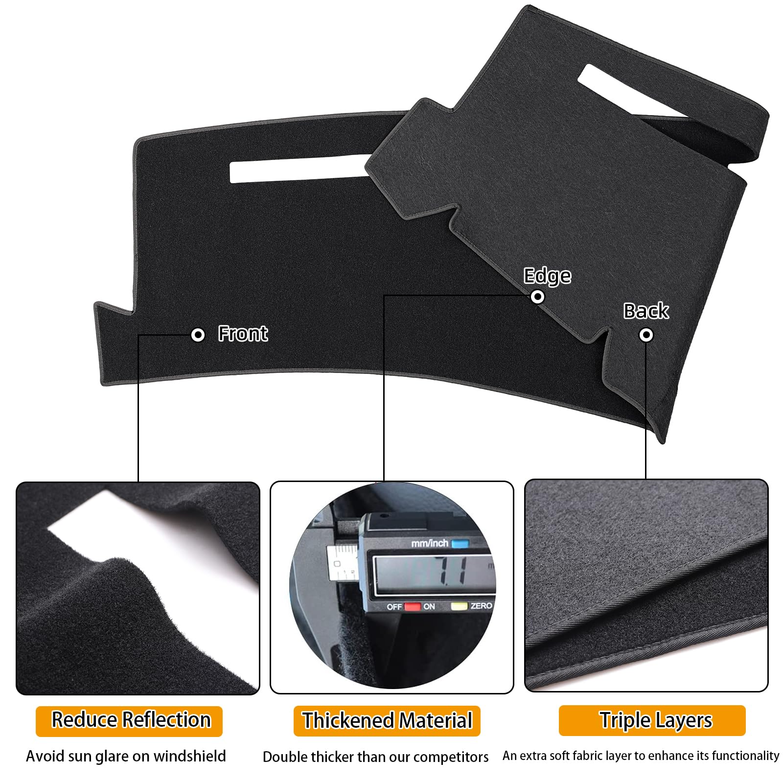 Blibliunit Dashboard Cover For Chevrolet Silverado 1500 2500 3500 1999-2006 Avalanche Chevy Tahoe Suburban Gmc Sierra Yukon Dash