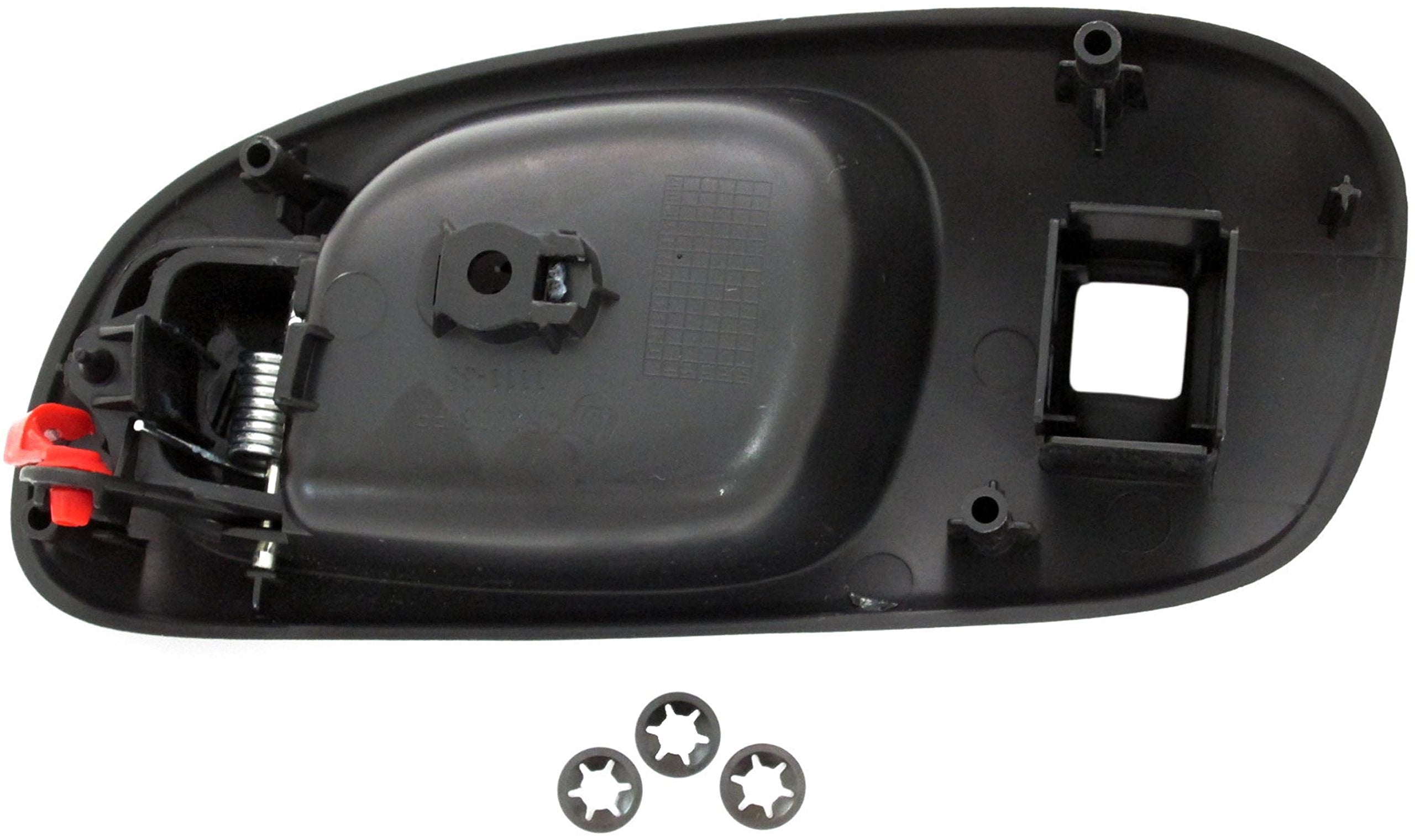 Dorman 82089 Front Passenger Side Interior Door Handle Compatible With Select Dodge Models, Black; Textured