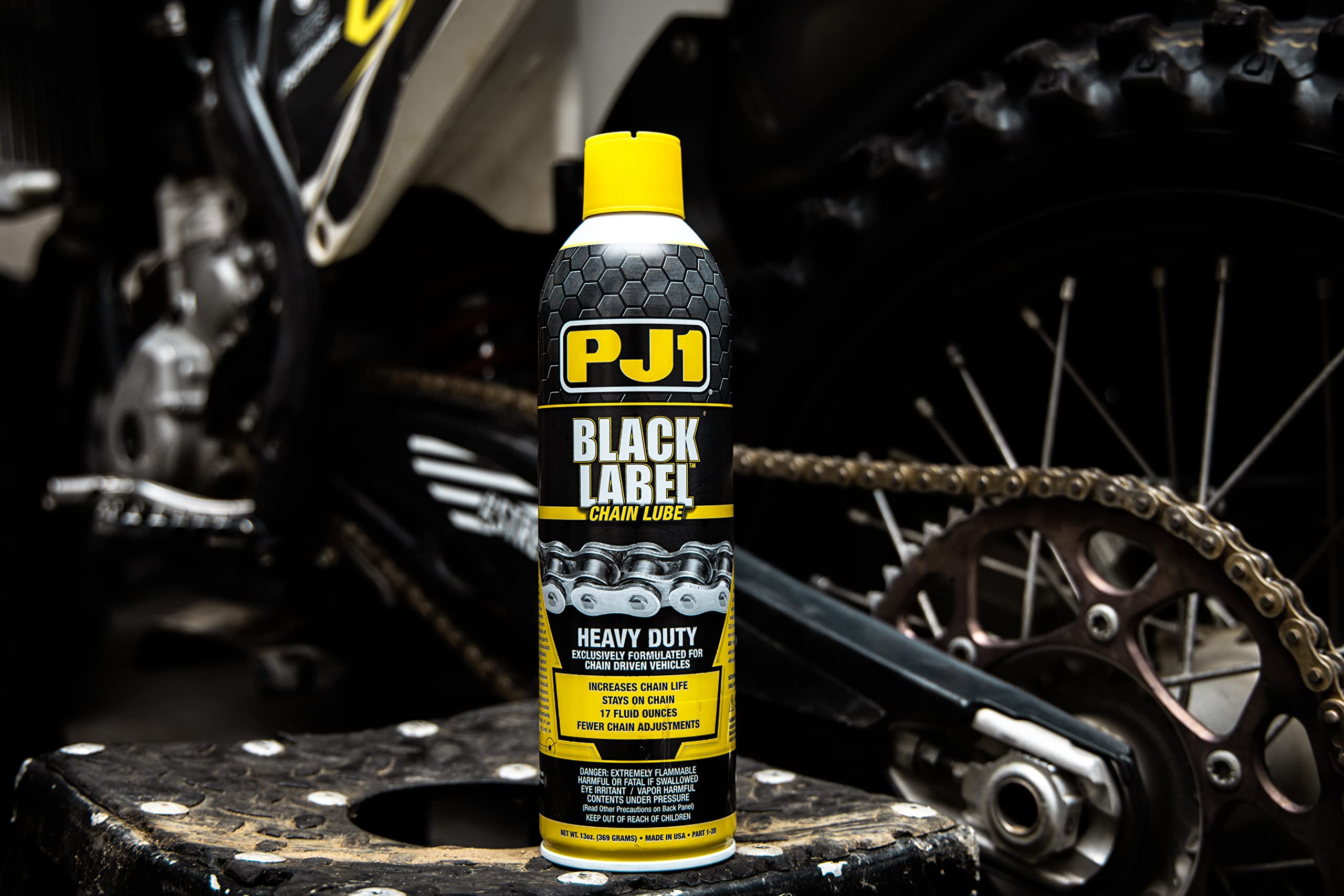 Pj1 1-20 Black Label Heavy Duty Chain Lube - 13 Ounce
