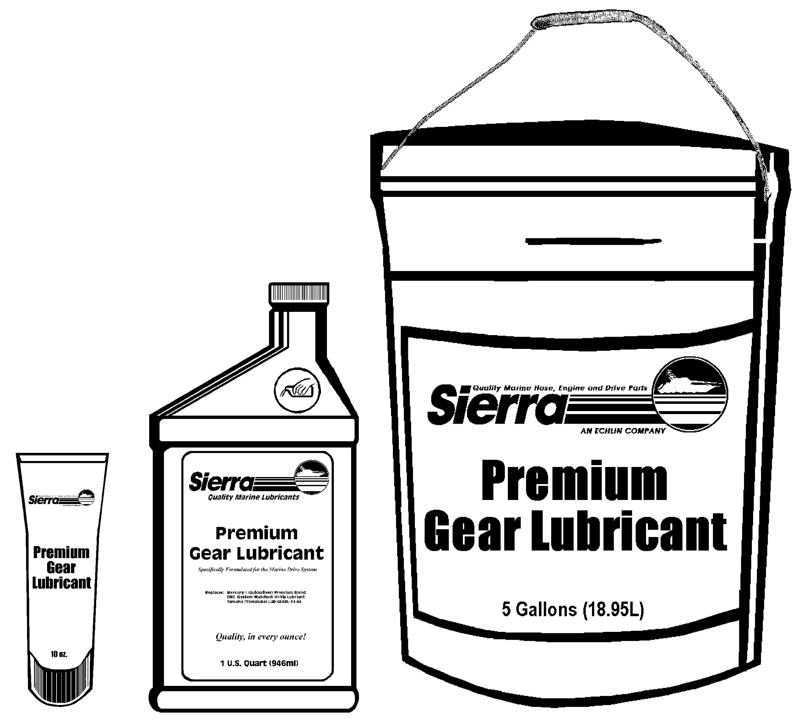 Premium Lower Unit Gear Lube Size: 32 Oz