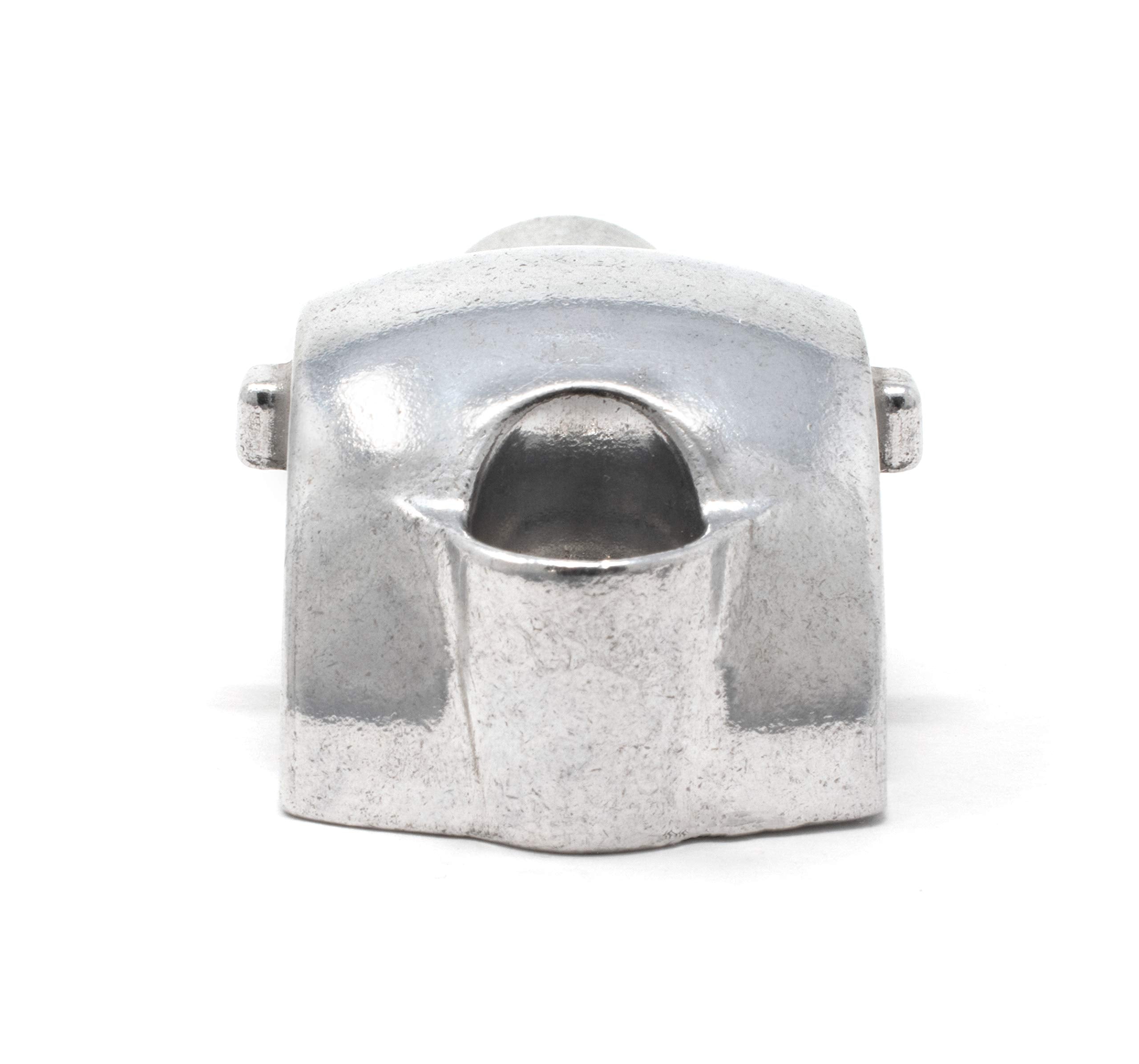 Distance Powersports 0442-202 Master Cylinder Mirror Mount Bracket - Polished Finish - Brake Clamp - Compatible with Kawasaki Su