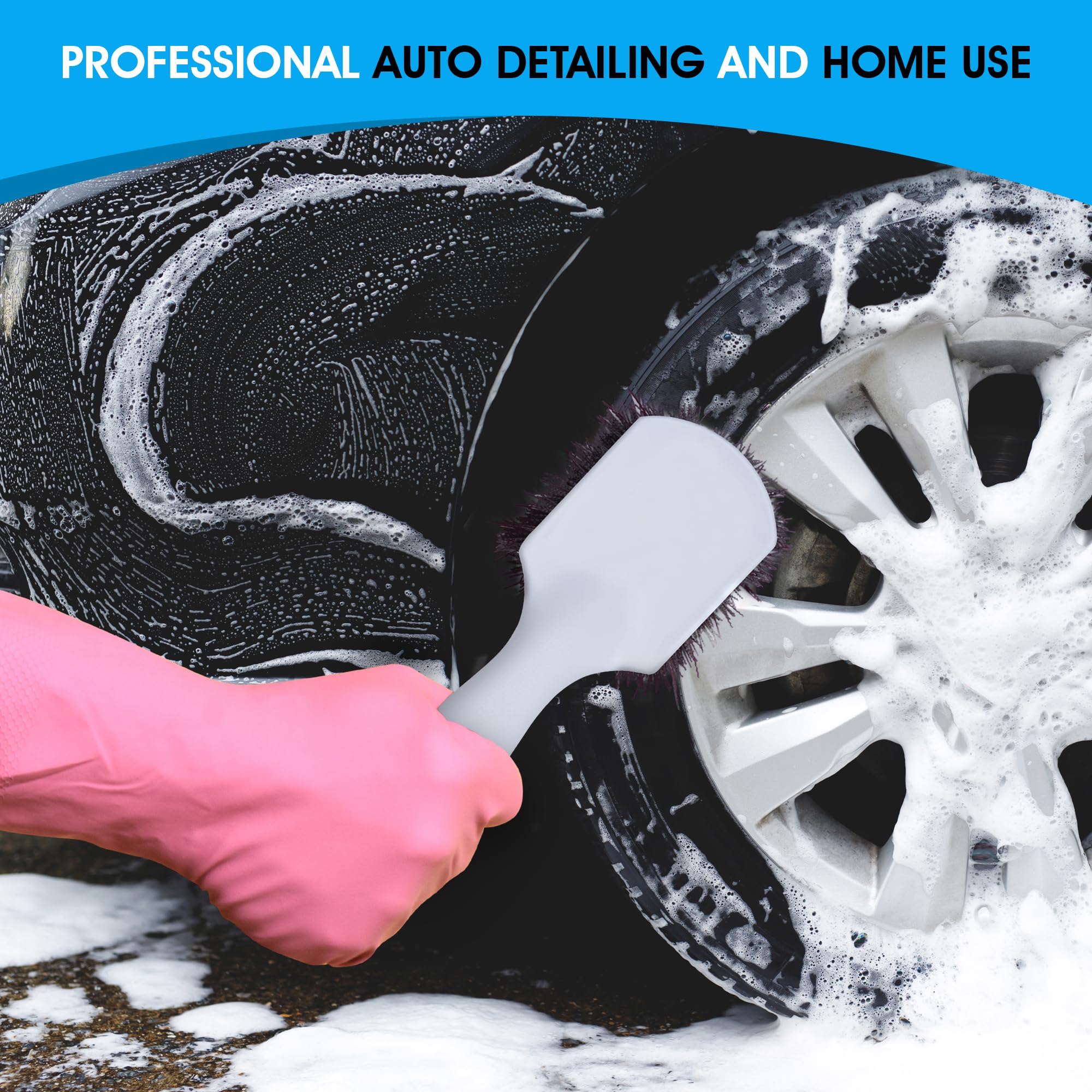 Nanoskin Heavy-Duty Multi-Purpose Brush For Deep Cleaning Carpets, Upholstery & Floor Mats - Durable Polypropylene Bristles, Erg