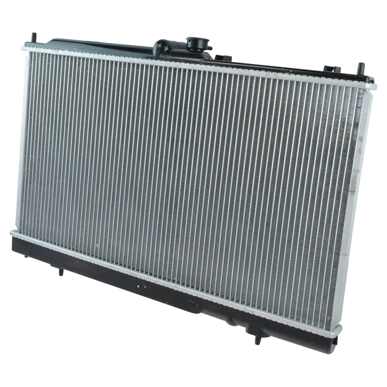 Trq Radiator Assembly Aluminum Core Compatible With 02-07 Mitsubishi Lancer Cu2448 Mi3010194