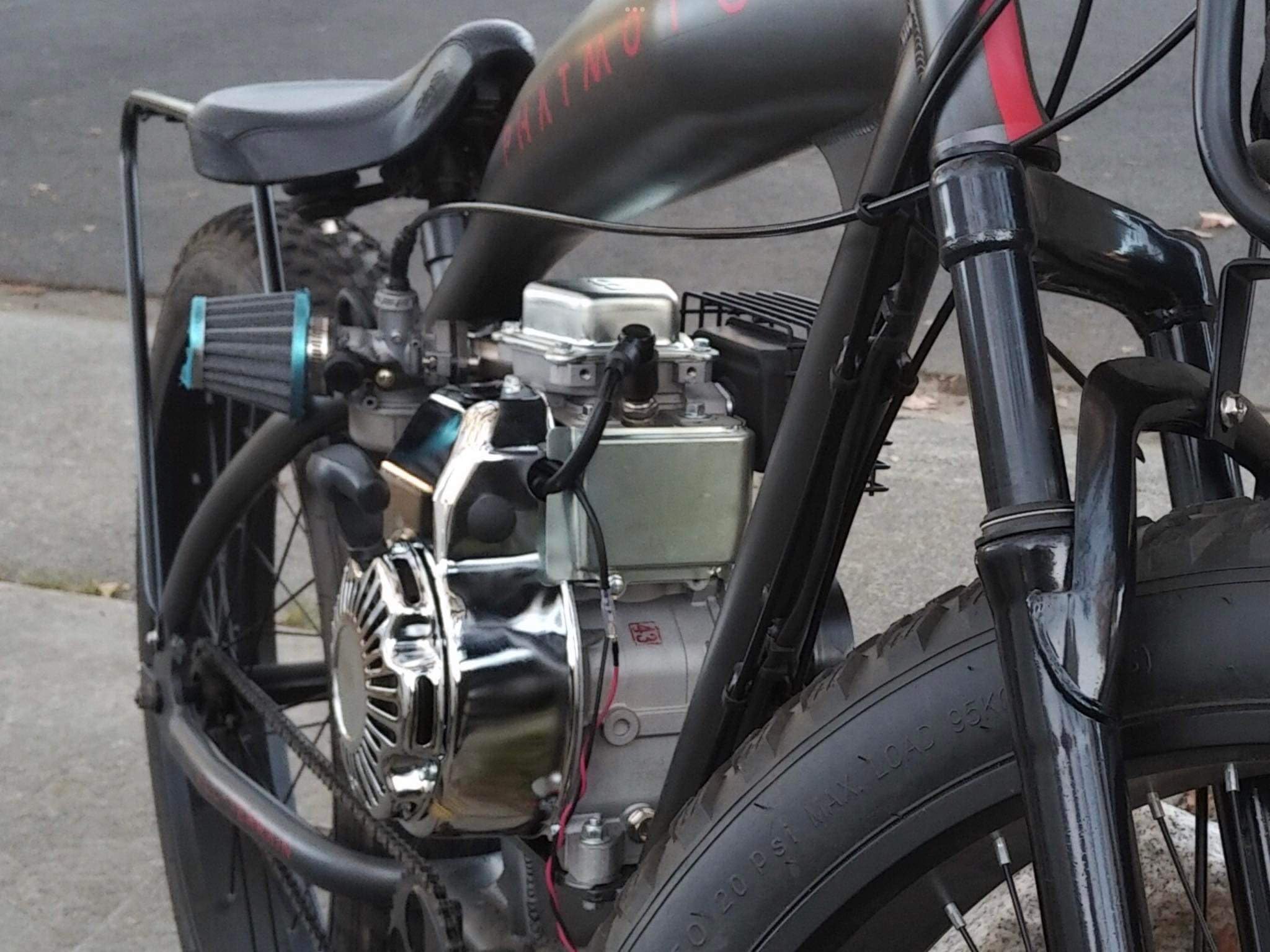 Stage 2 Kit Curved Manifold Racing Performance Slide intake pipe Carb for lifan 79cc 105cc Engine, Phatmoto Gas Bike, Monster Me