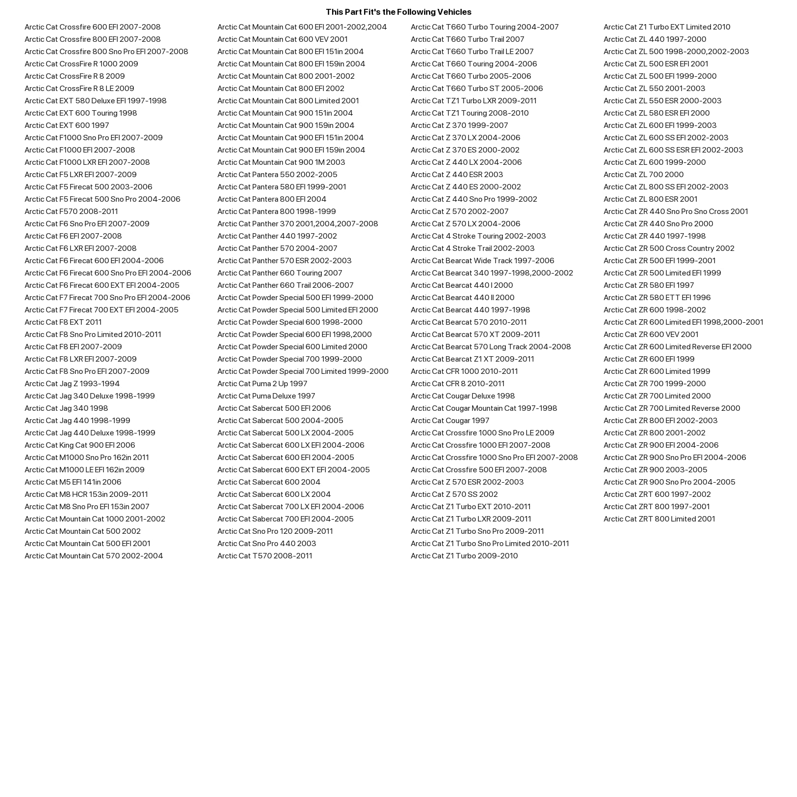 Fti Goldfinger Left Hand Throttle Kit Arctic Cat