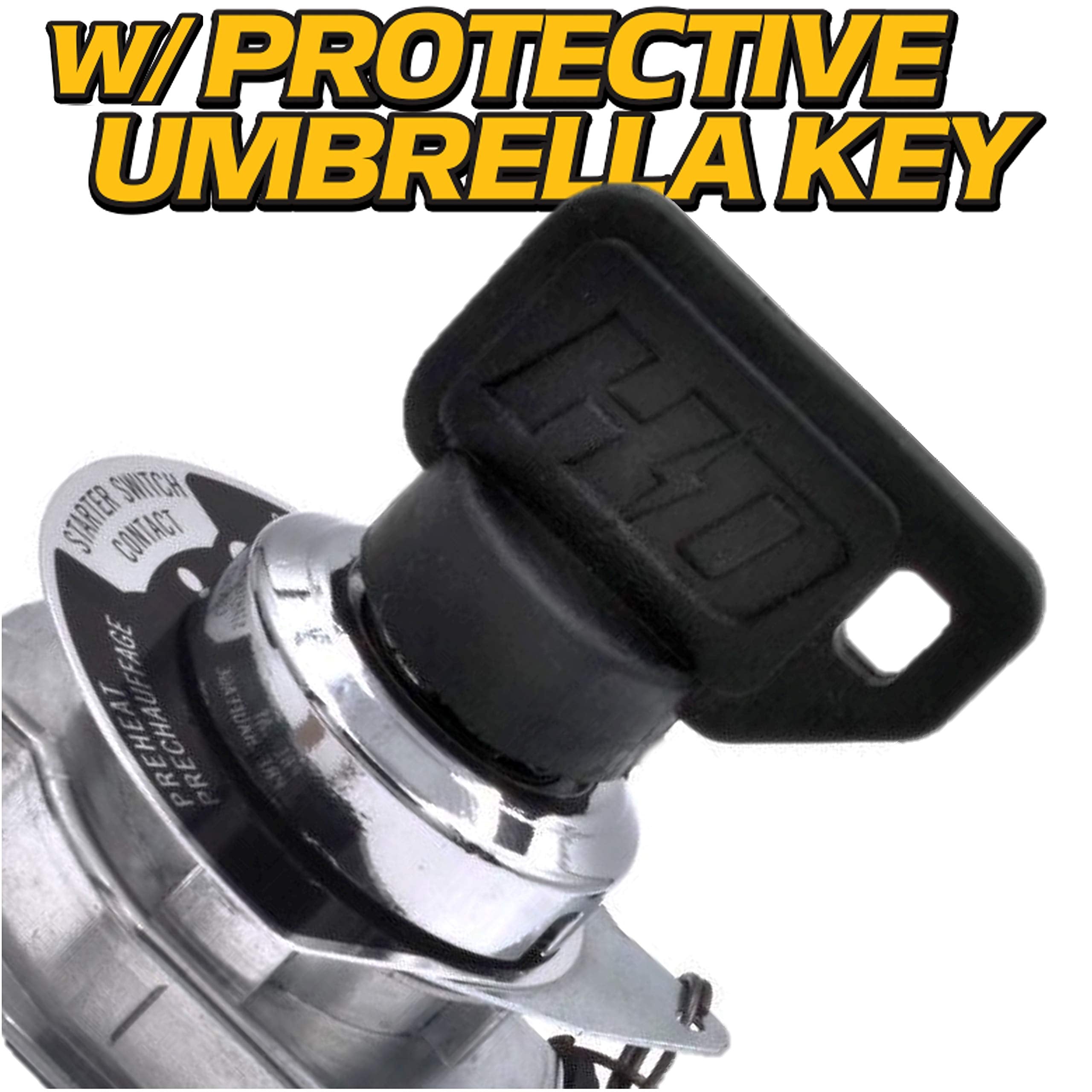 HD Switch 66706-55120 1E013-63590 Starter Ignition Key Switch fits Kubota Compact Tractor B4200D B5100 B6100 B7100 V1305 V1505 D