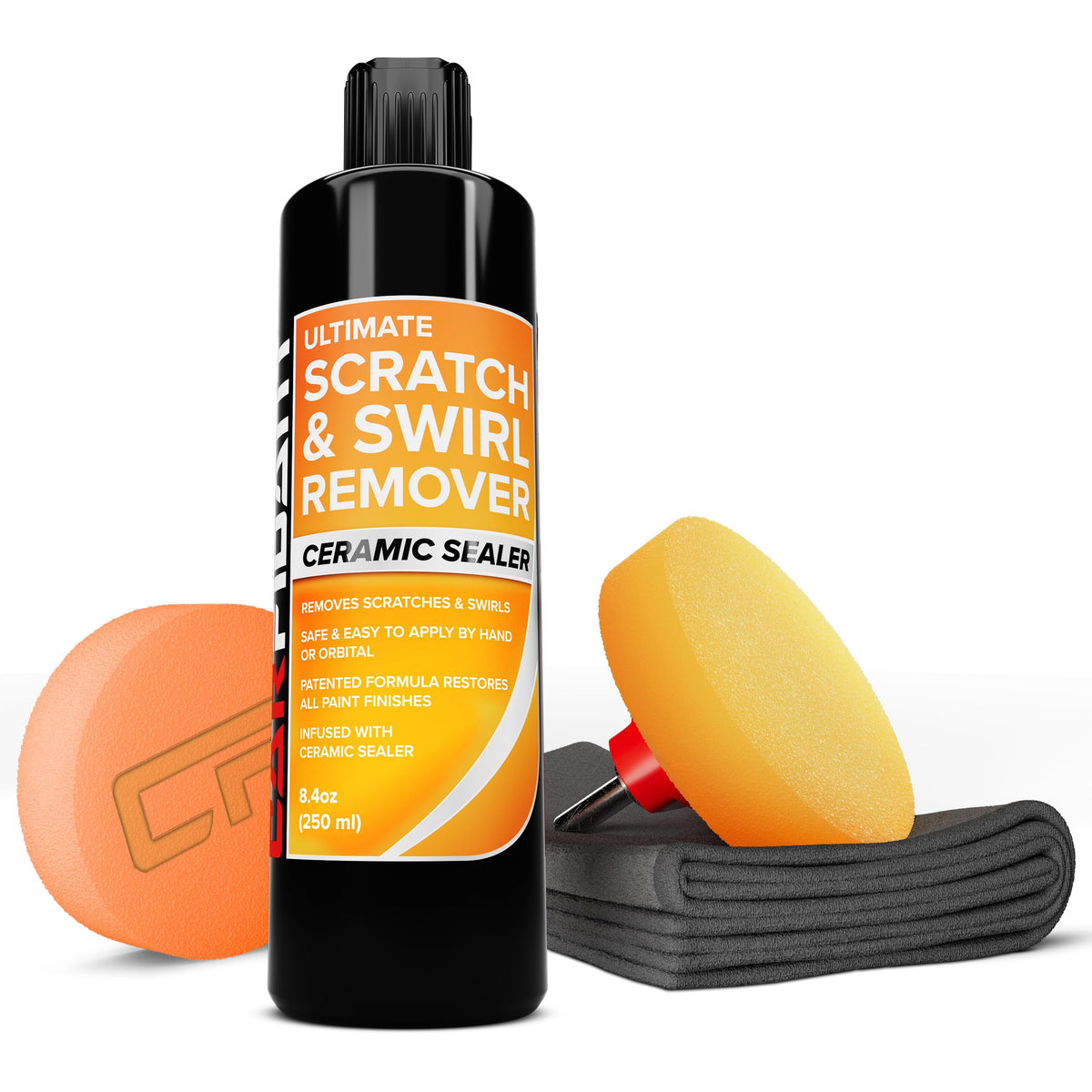 Carfidant Scratch and Swirl Remover - Car Scratch Remover for Vehicles Paint - Polishing Compound for Cars - Paint Restorer Kit 