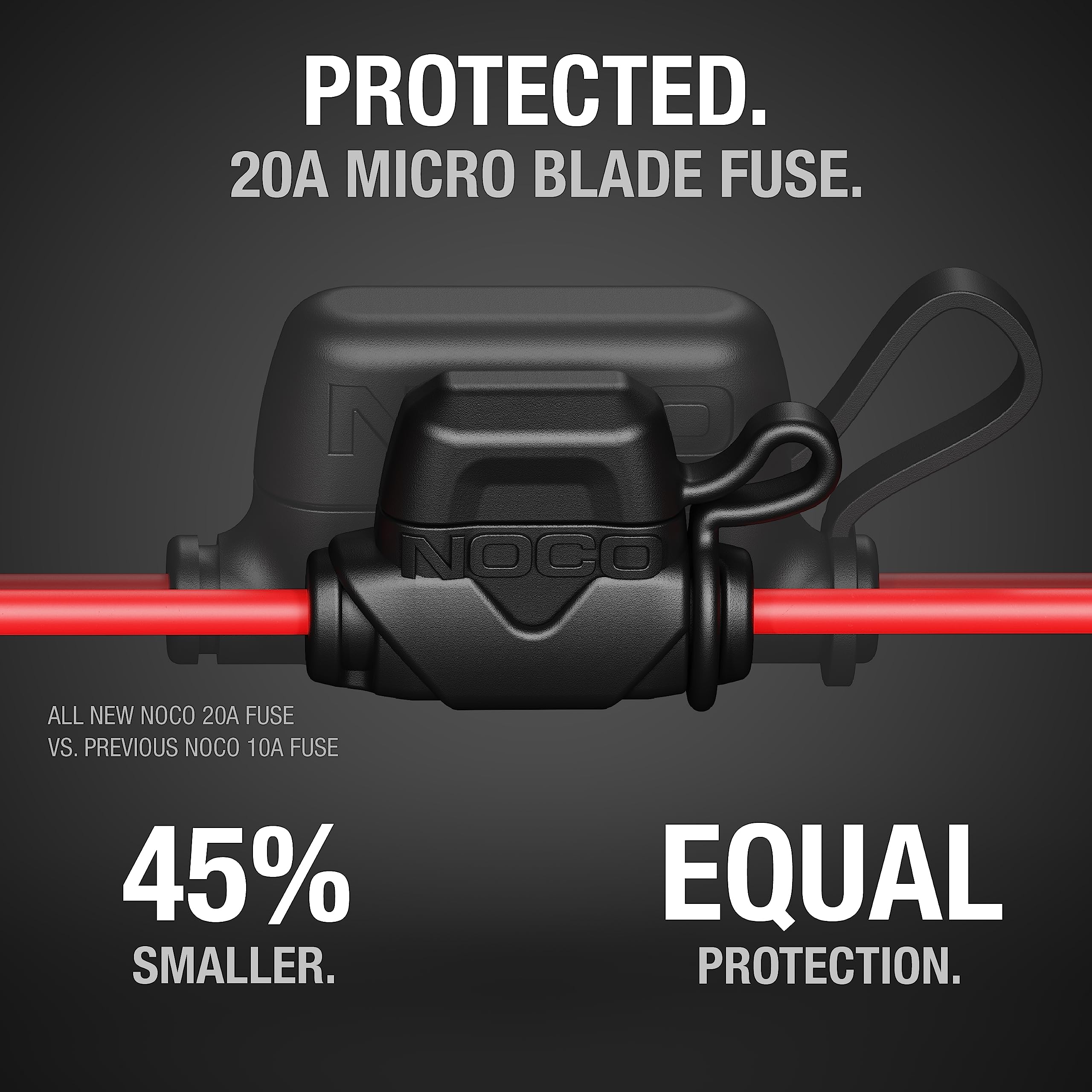 Noco Gc017 15A 14Awg 12V Adapter, Heavy-Duty Cigarette Lighter Plug, And Female Socket With Battery Clamps