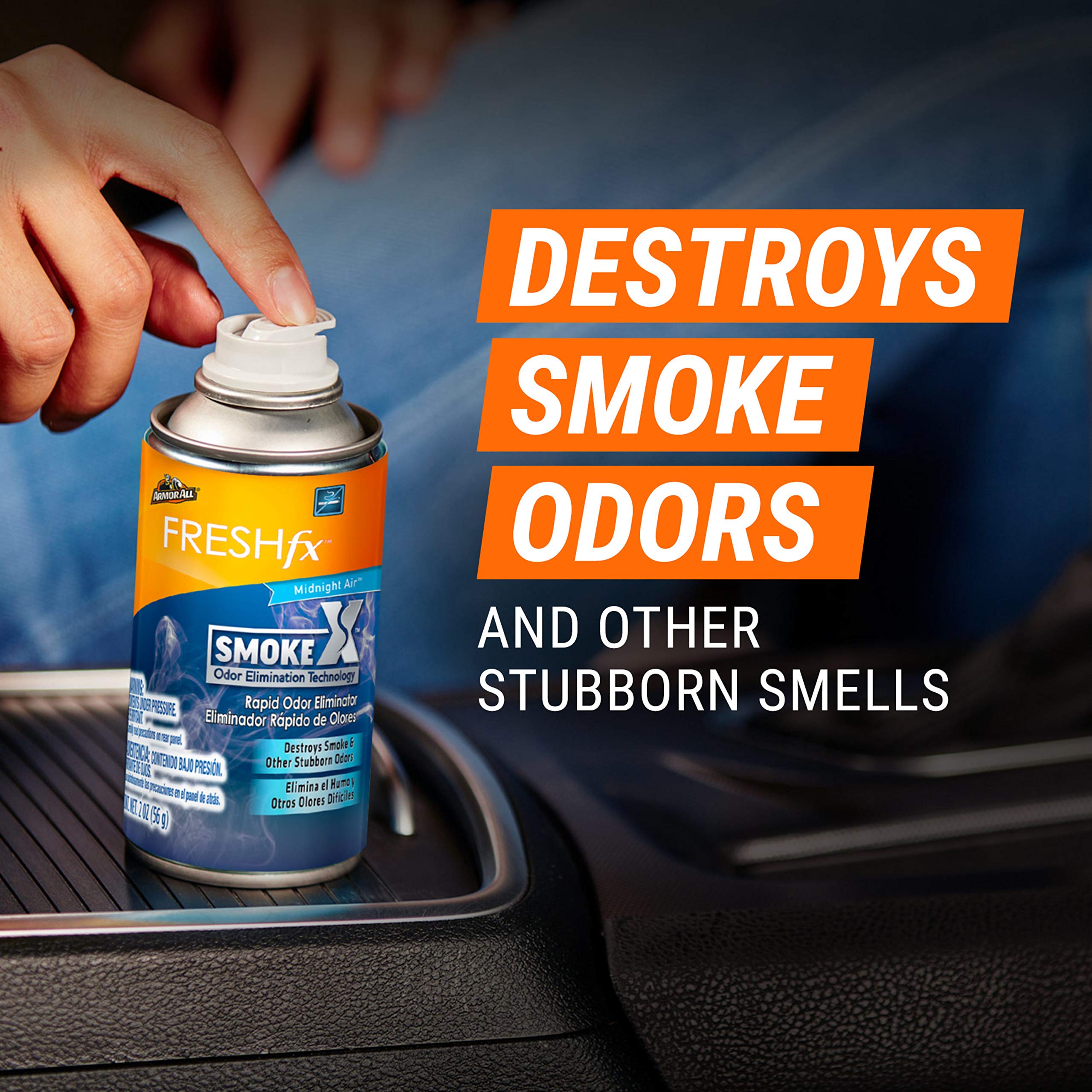 Armor All Smoke X Car Purifier And Air Freshener, 2 Oz